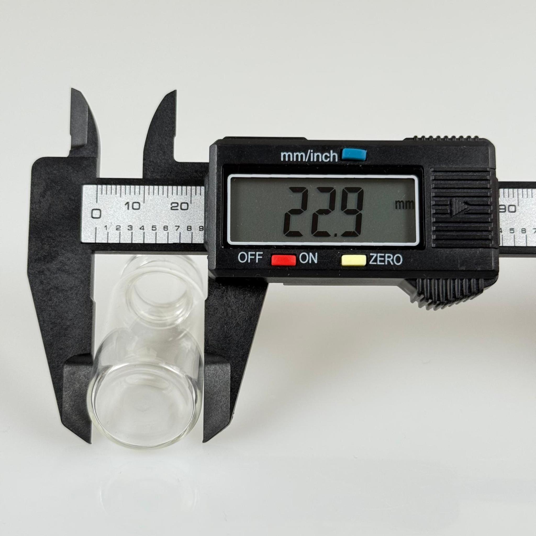BOROSİLİKAT CAM ŞİŞE - 12 CC - 23x50 MM - ÇEKME CAM BORU FLAKON İNCE PENİSİLİN ŞİŞESİ - AĞIZ ÇAPI 20 MM - FLAKON ŞİŞELERİ VİAL ŞİŞE