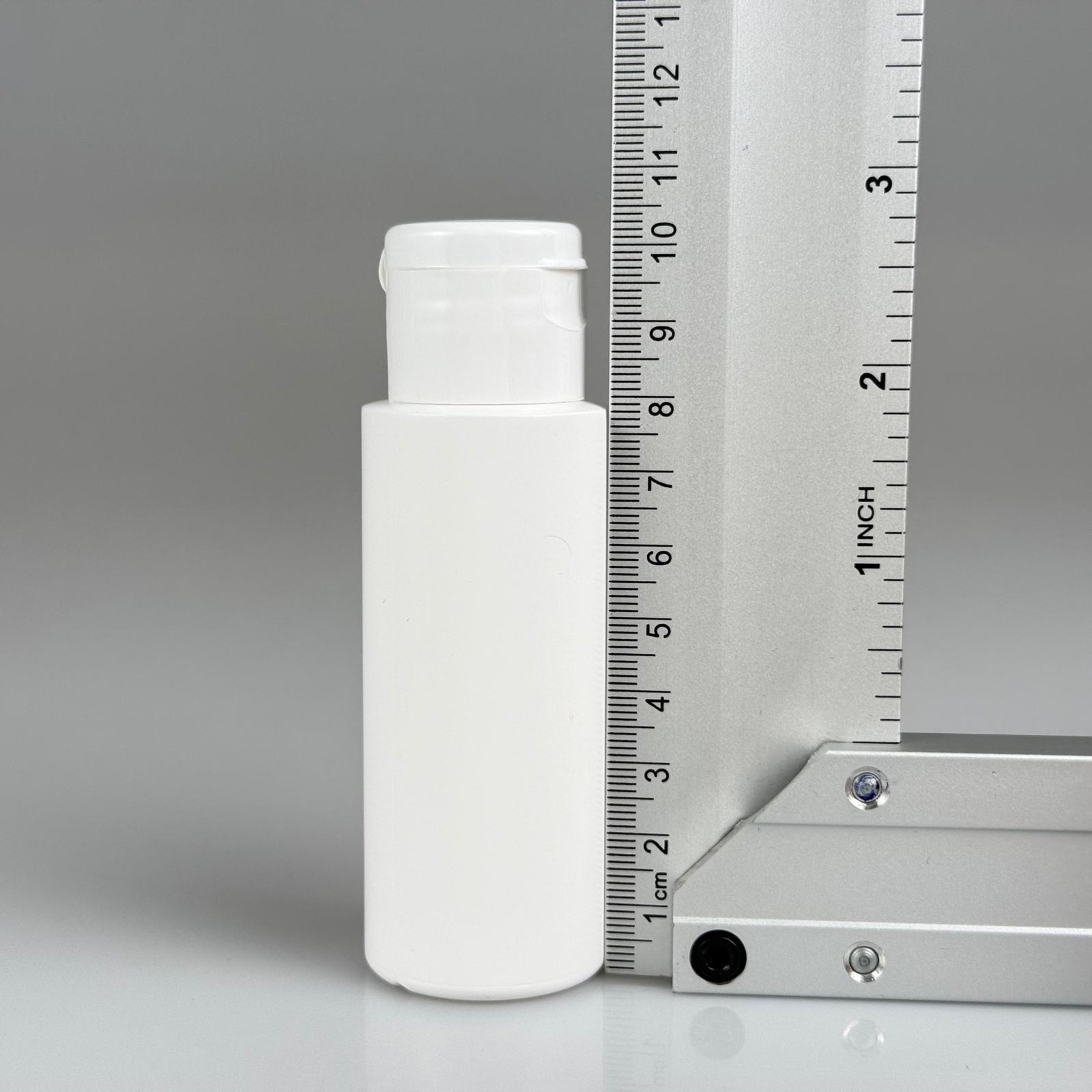 50 CC POLİETİLEN BEYAZ ŞİŞE - BEYAZ FLİP-TOP KAPAKLI TAKIM - 50 ML PLASTİK ŞİŞE
