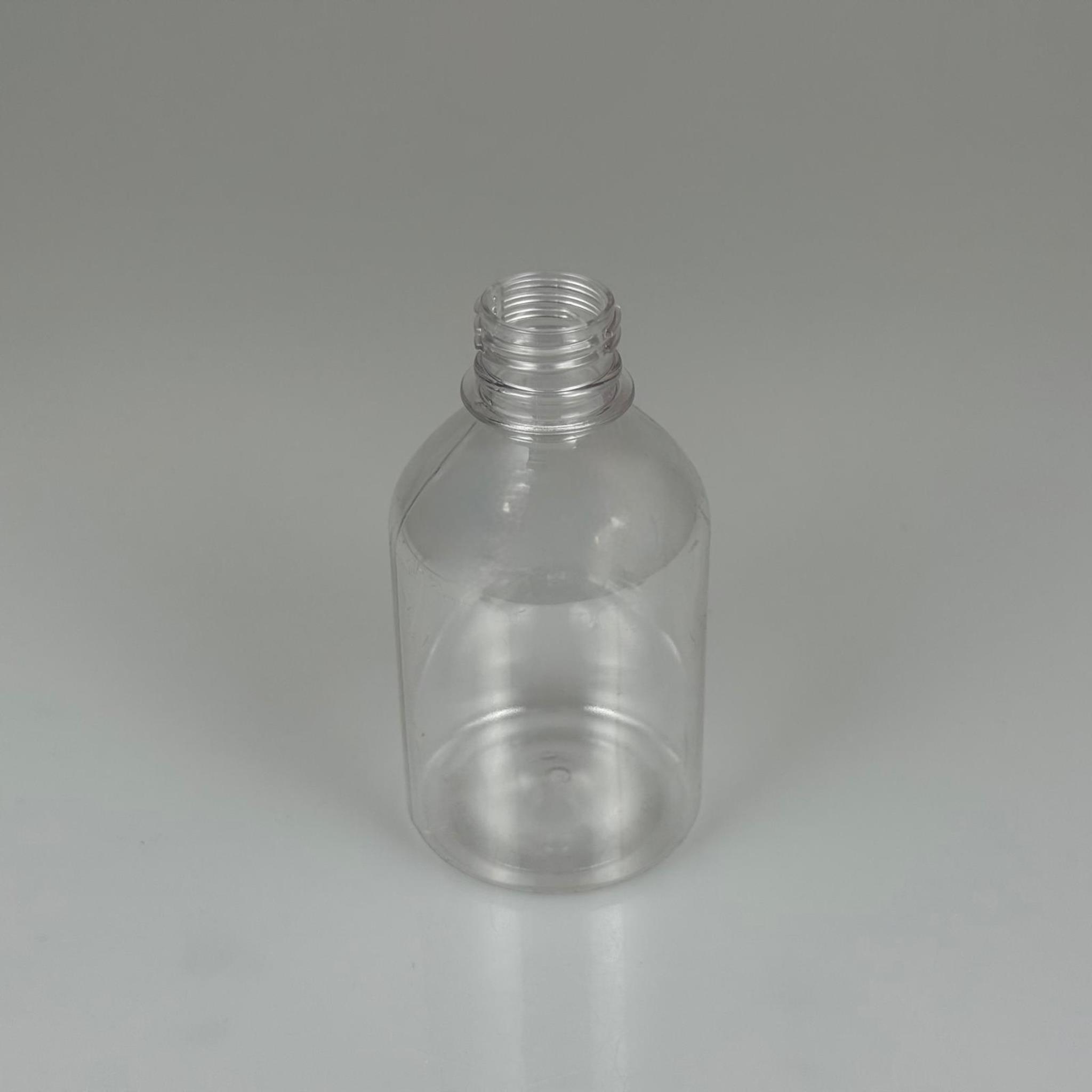 250 CC TOMBUL MODEL ŞEFFAF PET ŞİŞE KAPAKSIZ (28 AĞIZ)