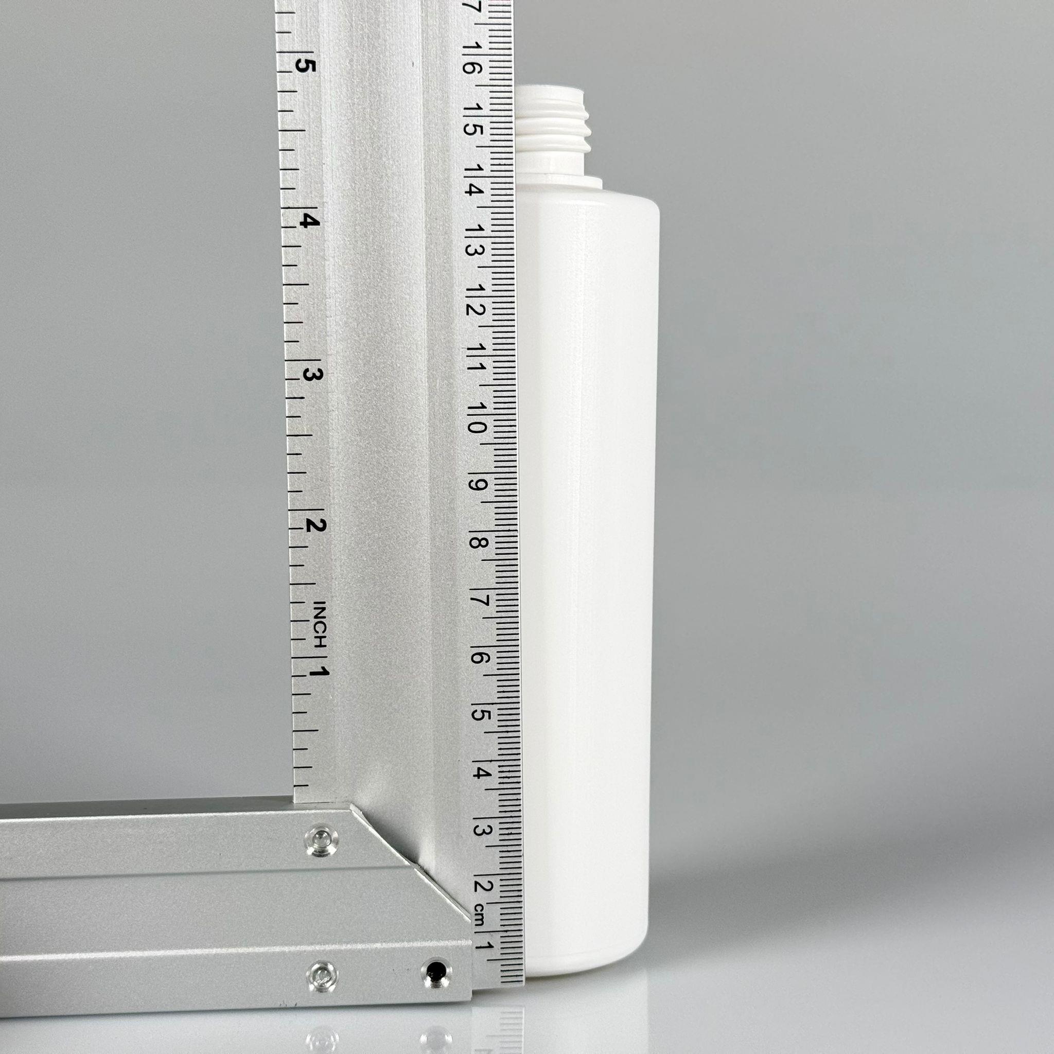 200 CC (SİLME 250 CC) BEYAZ SİLİNDİR MODEL MAT SERT POLİETİLEN ŞİŞE KAPAKSIZ (24 AĞIZ) - 200 ML BEYAZ PLASTİK ŞİŞE