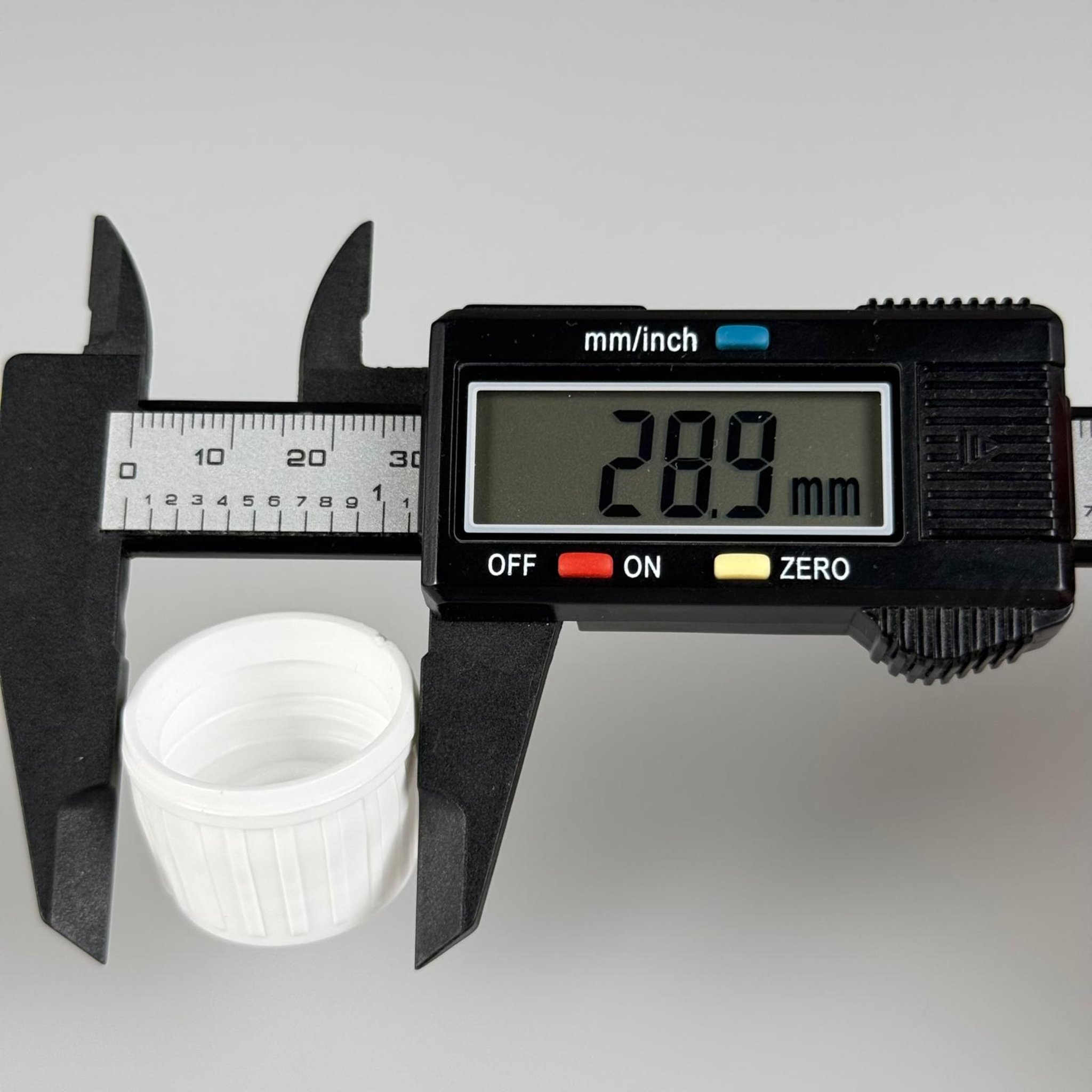 25 MM ECZA KAPAK BEYAZ - KİLİTLİ - İÇ TAPALI - 25 MM ŞURUP ŞİŞESİ KAPAĞI - ASTRA MODEL KAPAK