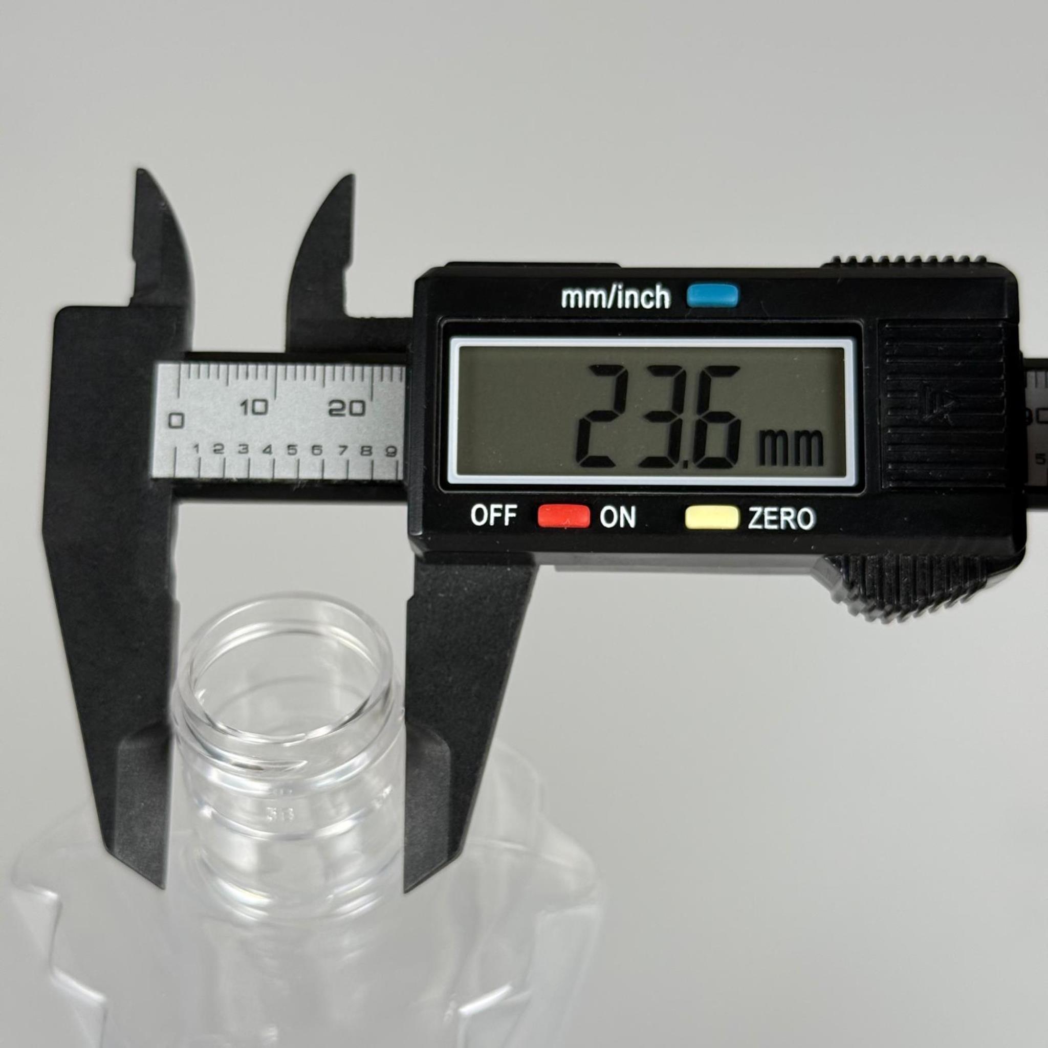 300 CC ŞEFFAF ELMAS PET ŞİŞE (27 GR) 24 MM İP