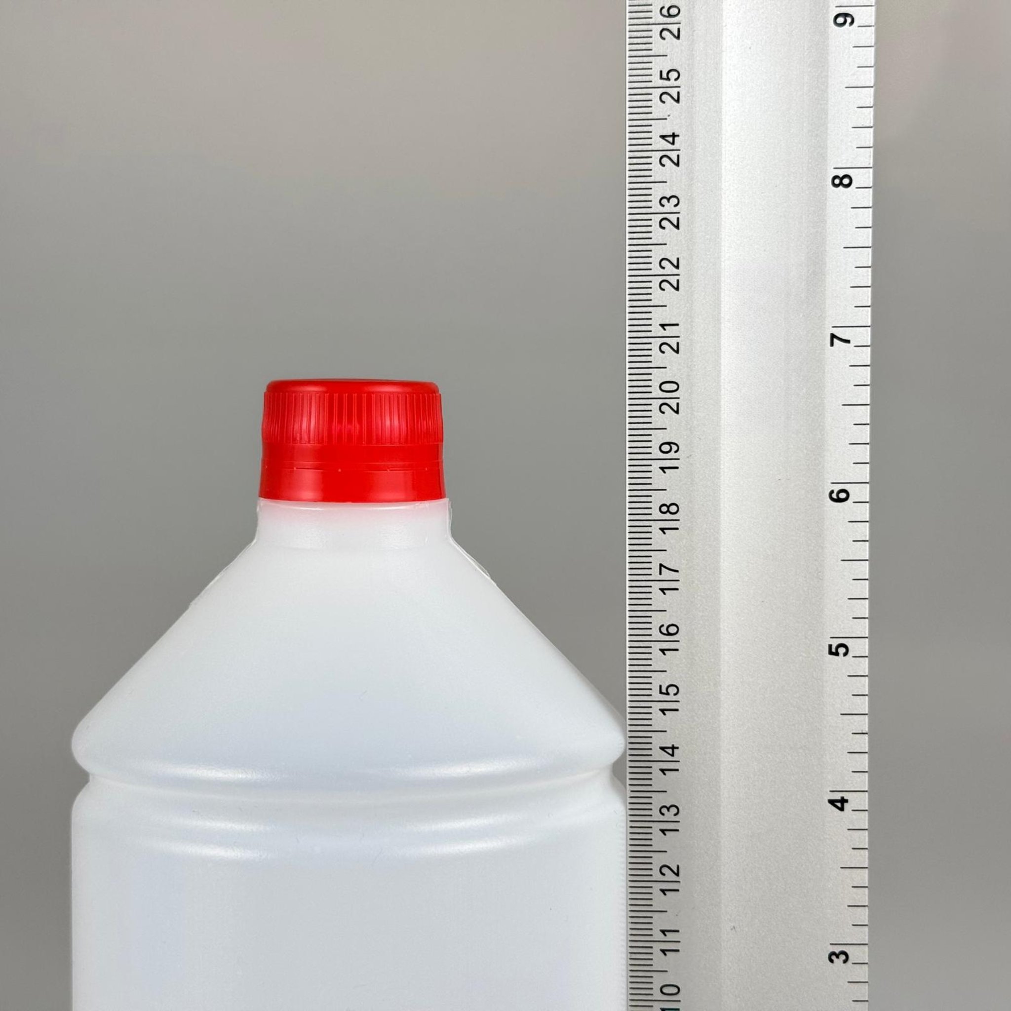 1000 CC TİNER ŞİŞESİ - KIRMIZI KİLİTLİ KAPAKLI - 1000 ML KİMYASALA DAYANIKLI PLASTİK ŞİŞE - 1 LT POLİETİLEN ŞİŞE