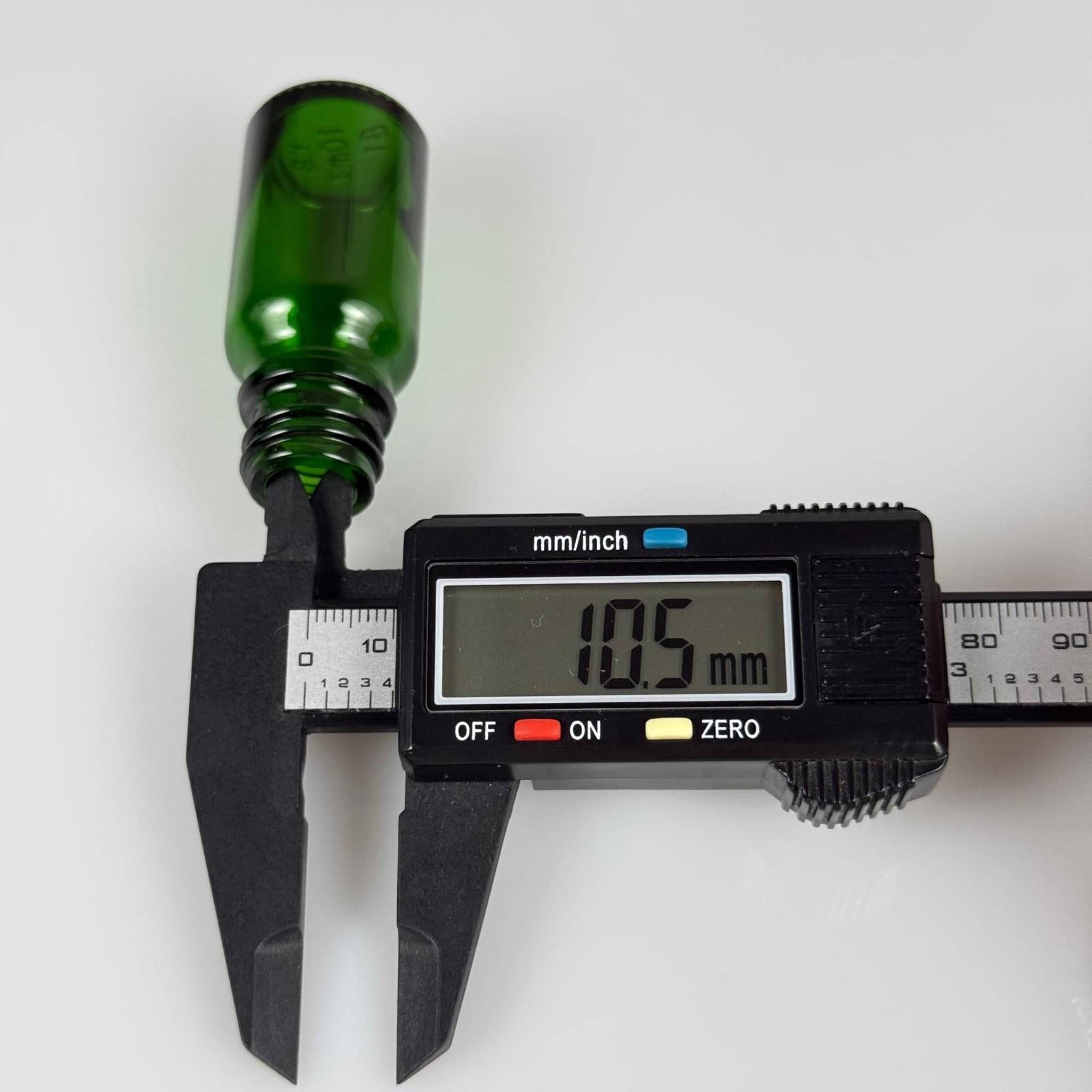 5 CC YEŞİL CAM ŞİŞE 18 MM İTHAL