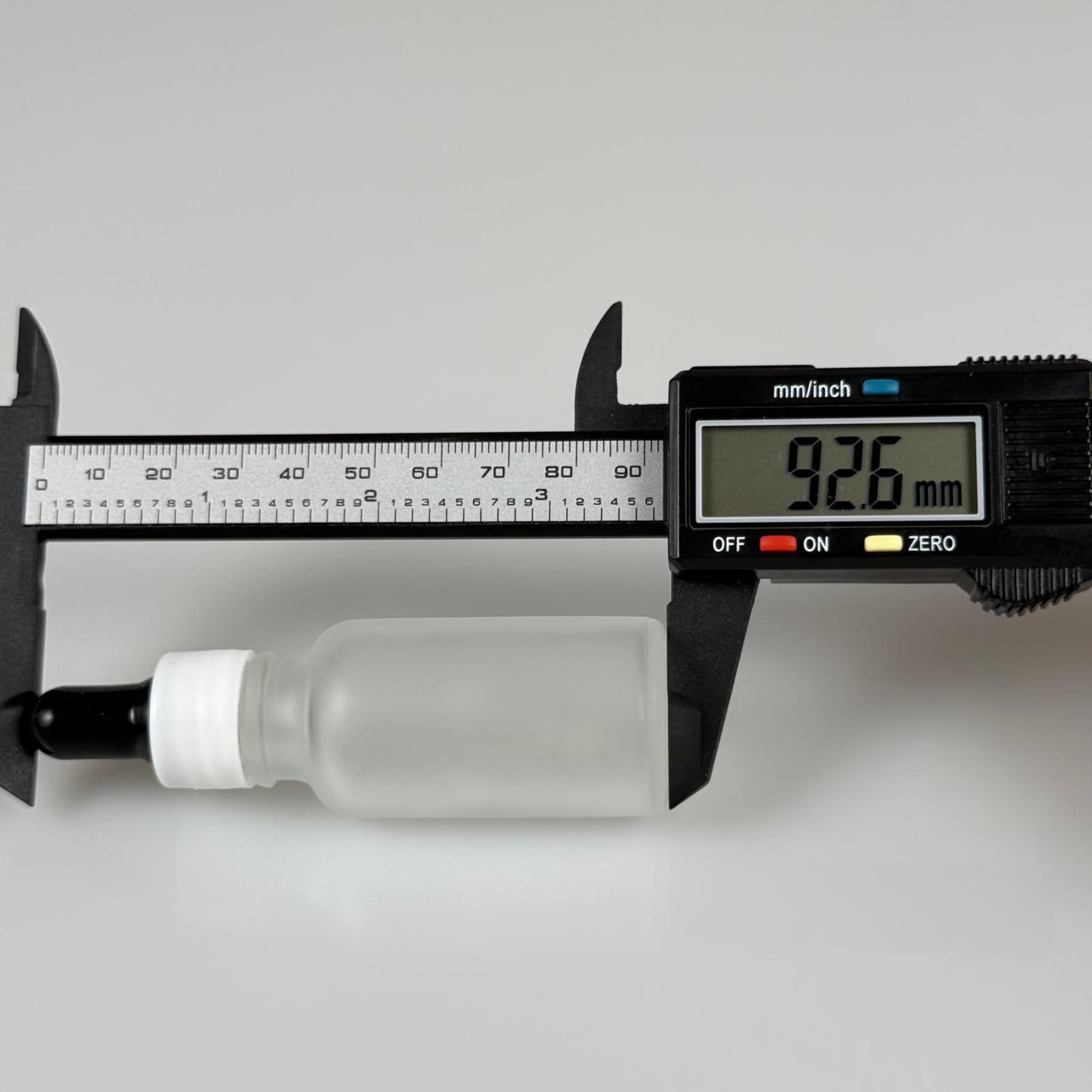 20 CC BUZLU CAM DAMLALIKLI ŞİŞE - SİYAH EMZİK + BEYAZ DÜZ KAPAK + CAM PİPET TAKIM - 20 ML BUZLU DAMLALIKLI ŞİŞE SETİ