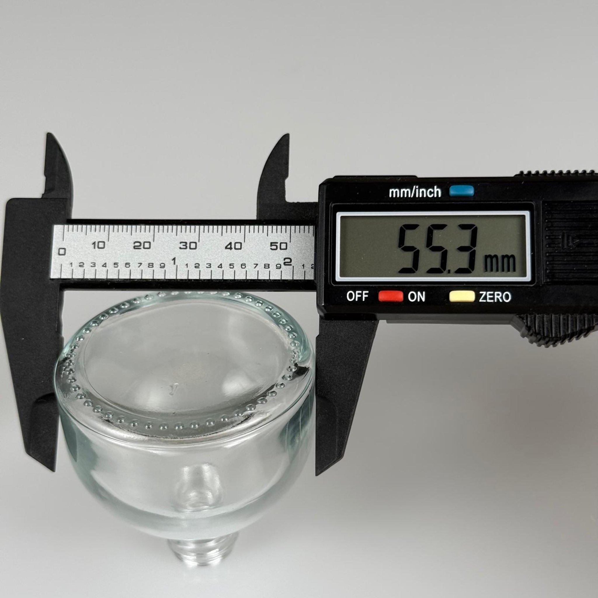 50 CC KUBBE CAM ŞİŞE + SİYAH ALÜMİNYUM METAL KAPAKLI TAKIM - 50 ML ŞEFFAF CAM ŞİŞE