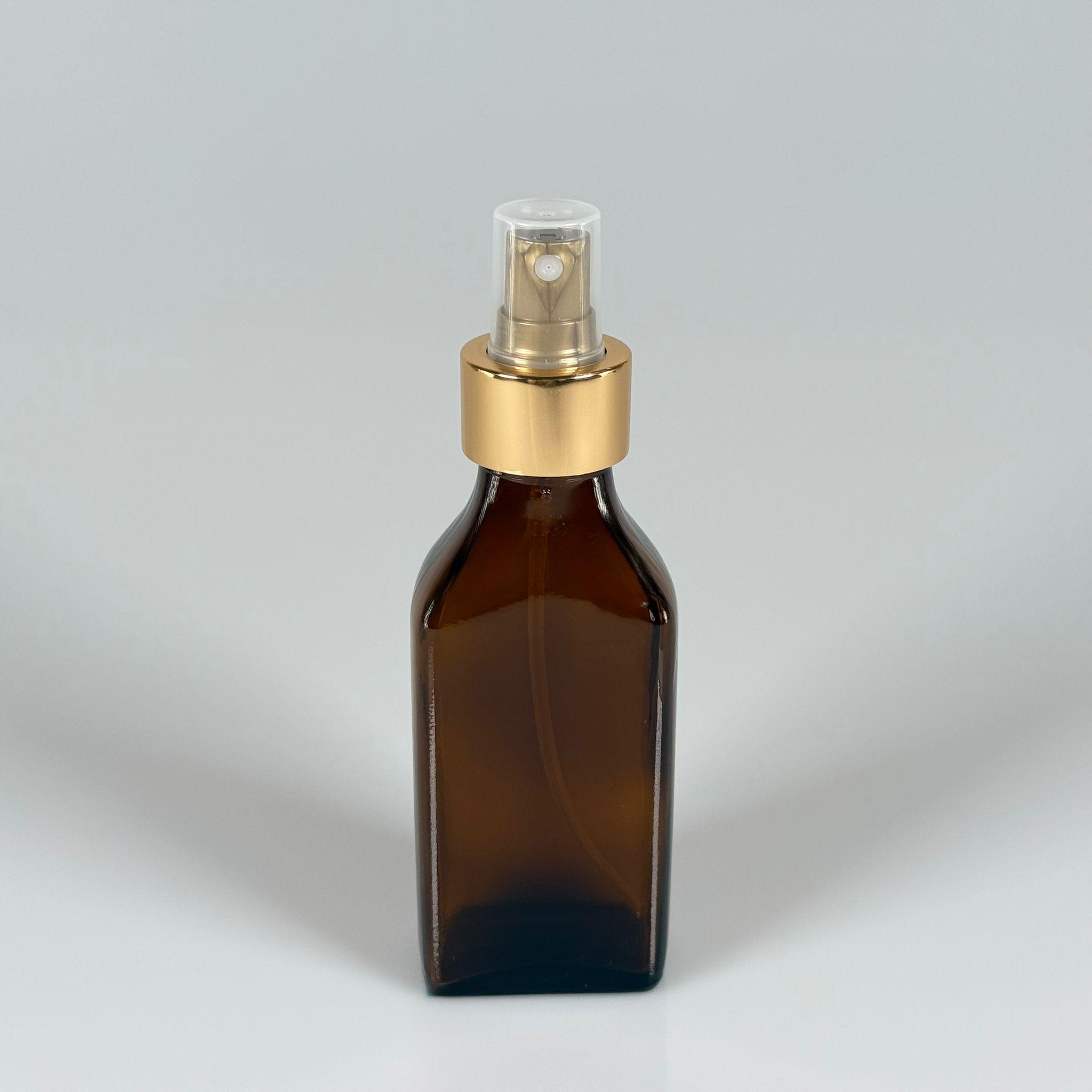 100 CC YASSI AMBER GOLD SPREYLİ CAM ŞİŞE - 100 ML LÜKS SPREY ŞİŞE