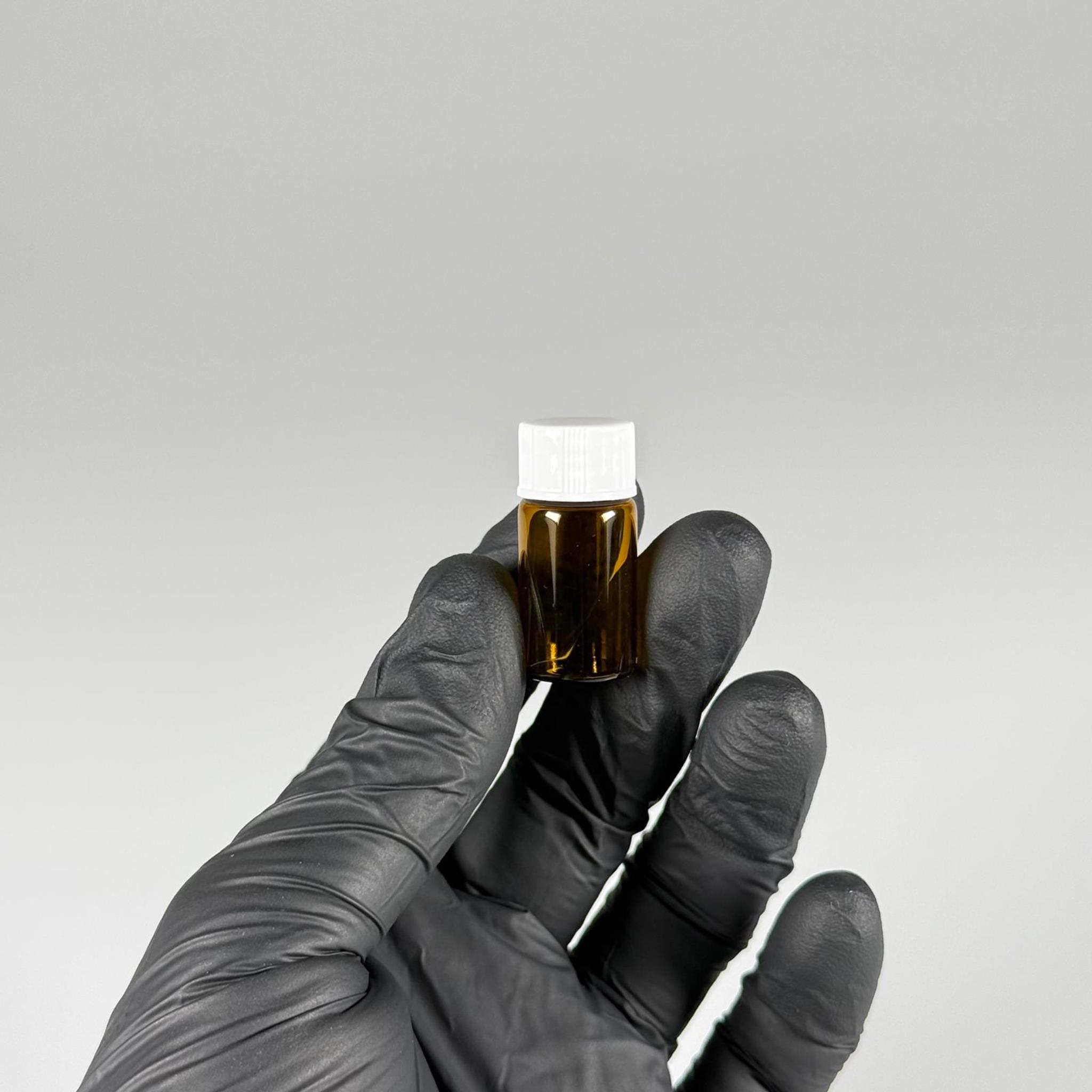 3 CC AMBER CAM ŞİŞE - BEYAZ KAPAKLI - 3 ML KAPAKLI CAM ŞİŞE