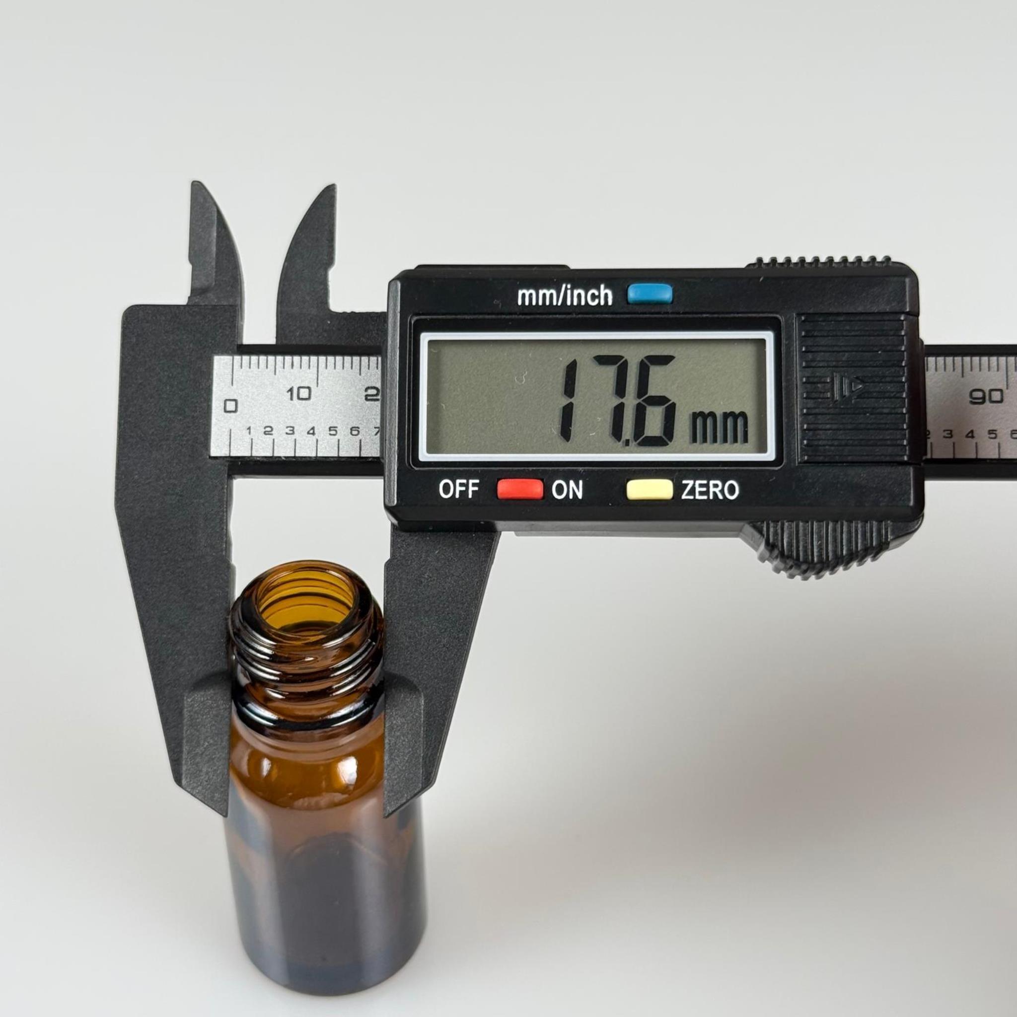 10 CC AMBER CAM ŞİŞE 18 MM