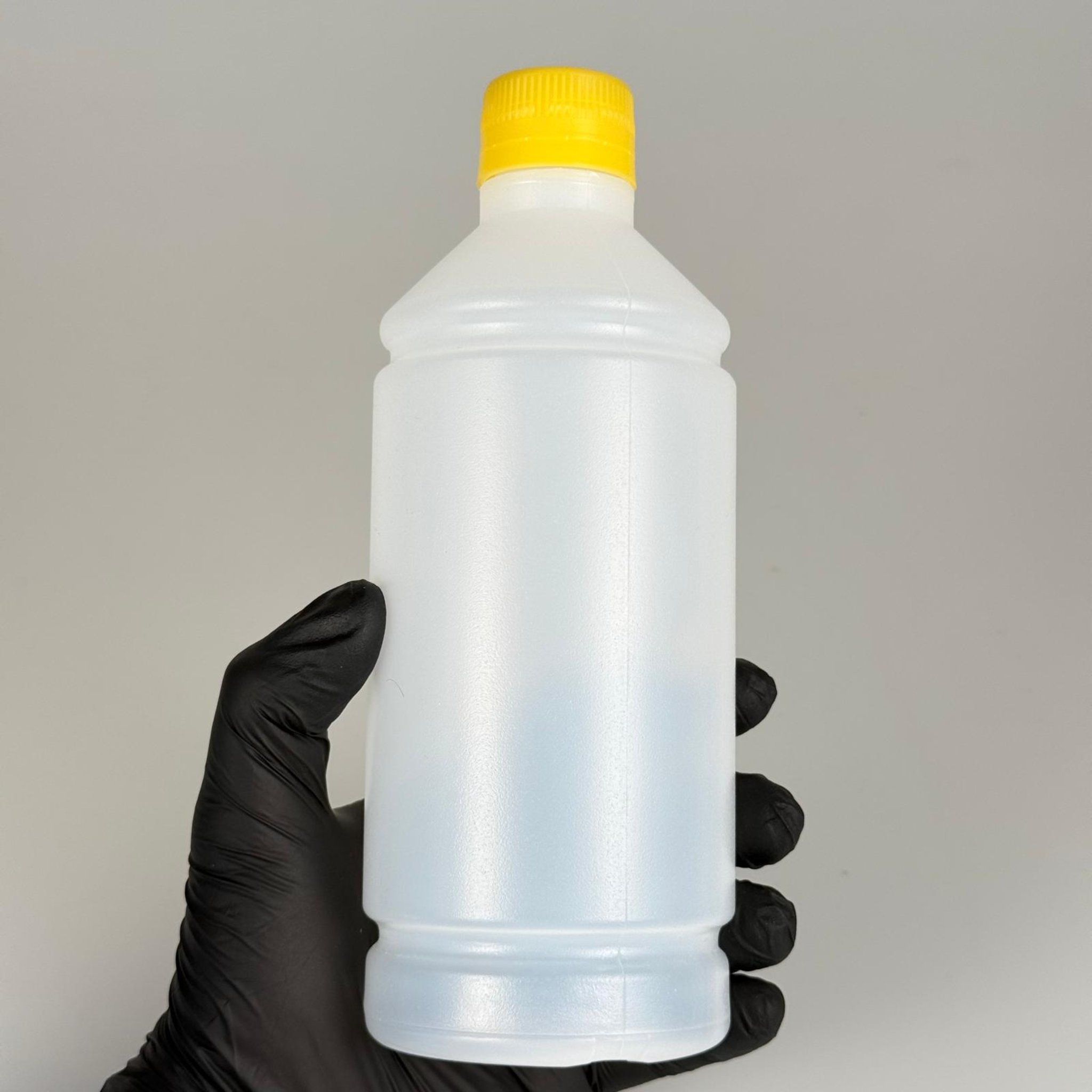 500 CC TİNER ŞİŞESİ - SARI KİLİTLİ KAPAKLI - 500 ML KİMYASALA DAYANIKLI PLASTİK ŞİŞE - 0,5 LT POLİETİLEN ŞİŞE