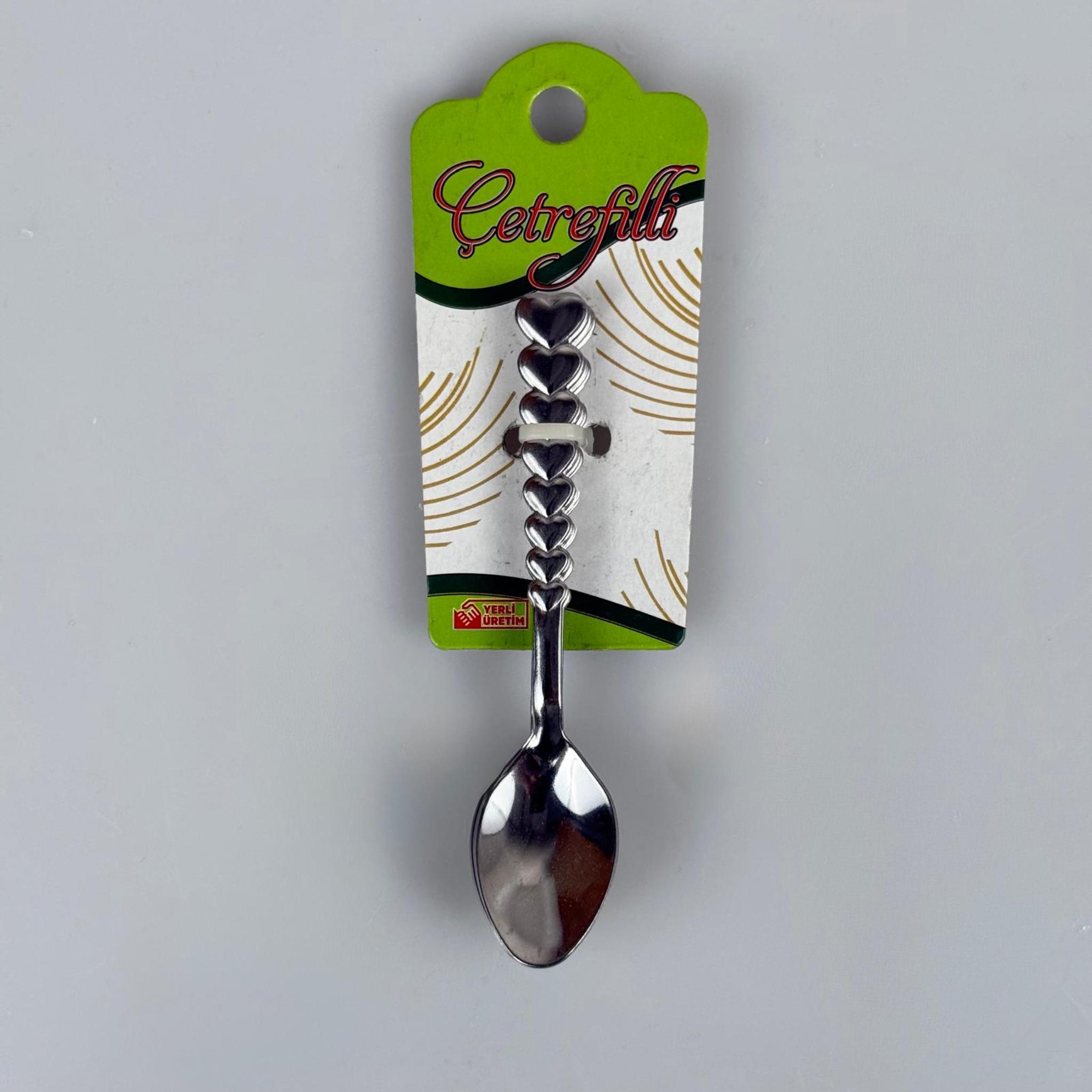ÇAY KAŞIK KALPLİ - 6 LI