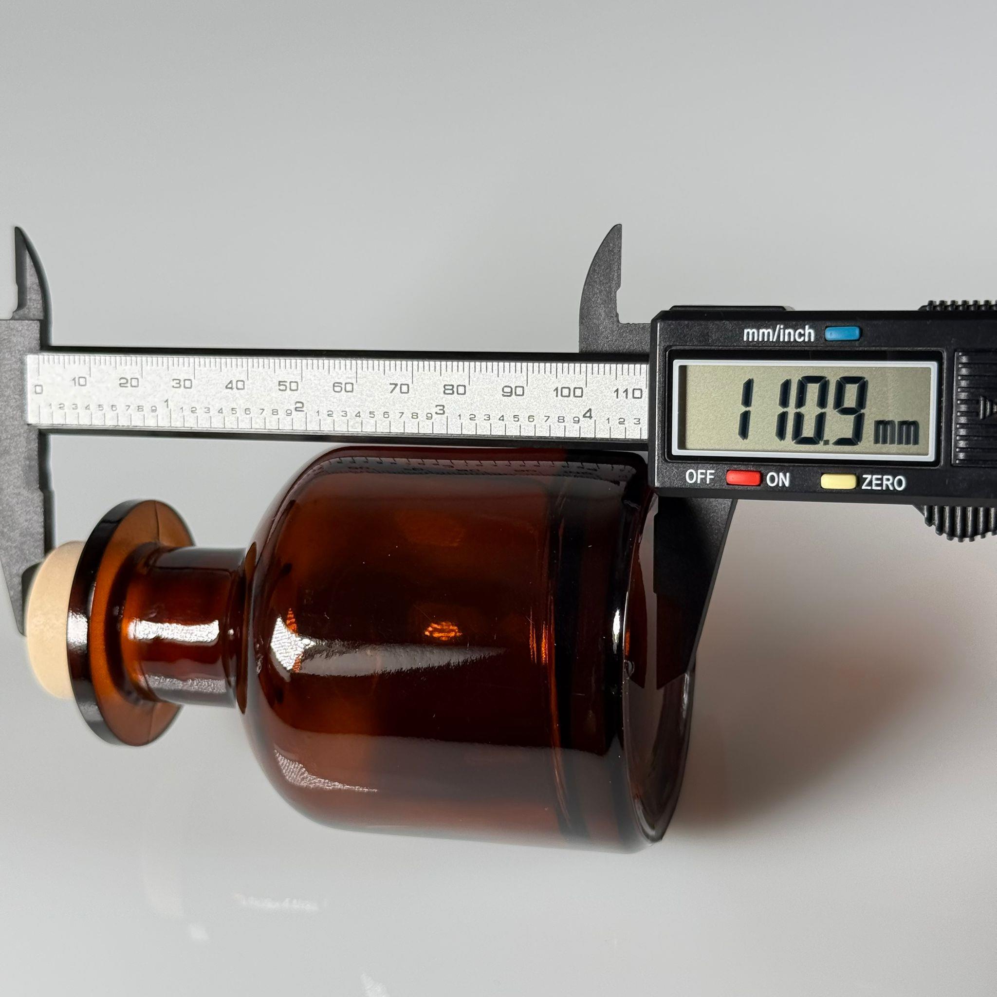 150 CC AMBER LÜX SİLİNDİR CAM ŞİŞE + AHŞAP GÖRÜNÜMLÜ SENTETİK MANTAR TIPA - 150 ML TIPALI CAM ŞİŞE