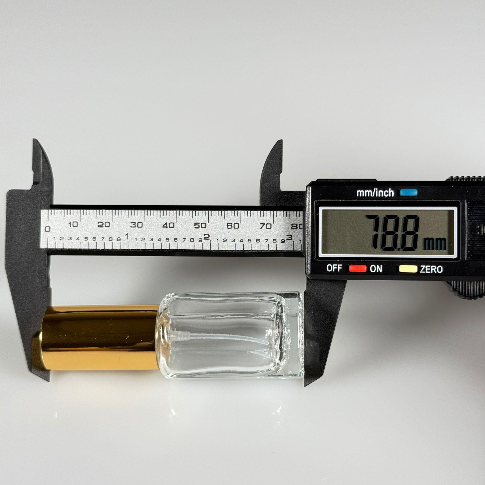 12 ML GOLD SPREYLİ CAM PARFÜM ŞİŞESİ - 12 CC VALFLİ (ELLE ÇEVİREREK KAPANIR , TEKRAR DOLDURULABİLİR) CAM BOŞ PARFÜM ŞİŞELERİ