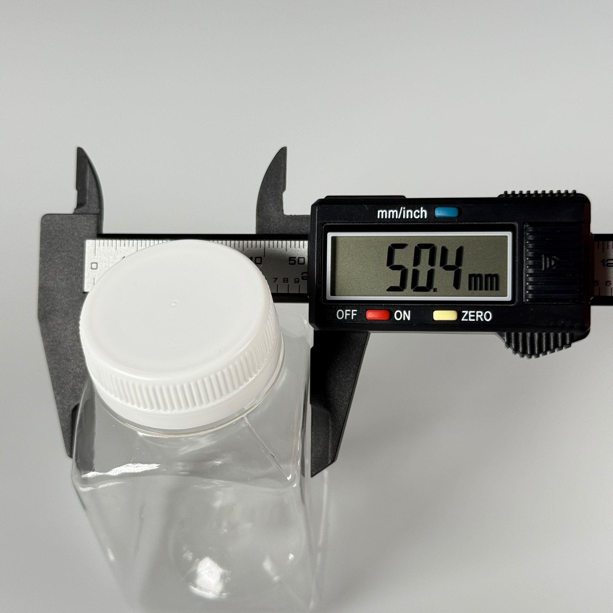 150 CC KÖŞELİ KARE PET ŞİŞE (15,6 GR) - 38 MM GENİŞ AĞIZLI KİLİTLİ BEYAZ - 150 ML DETOX, MEYVE SUYU, SMOOTHIE, AYRAN, SÜT, MEŞRUBAT VB İÇİN BOŞ PLASTİK ŞİŞELER