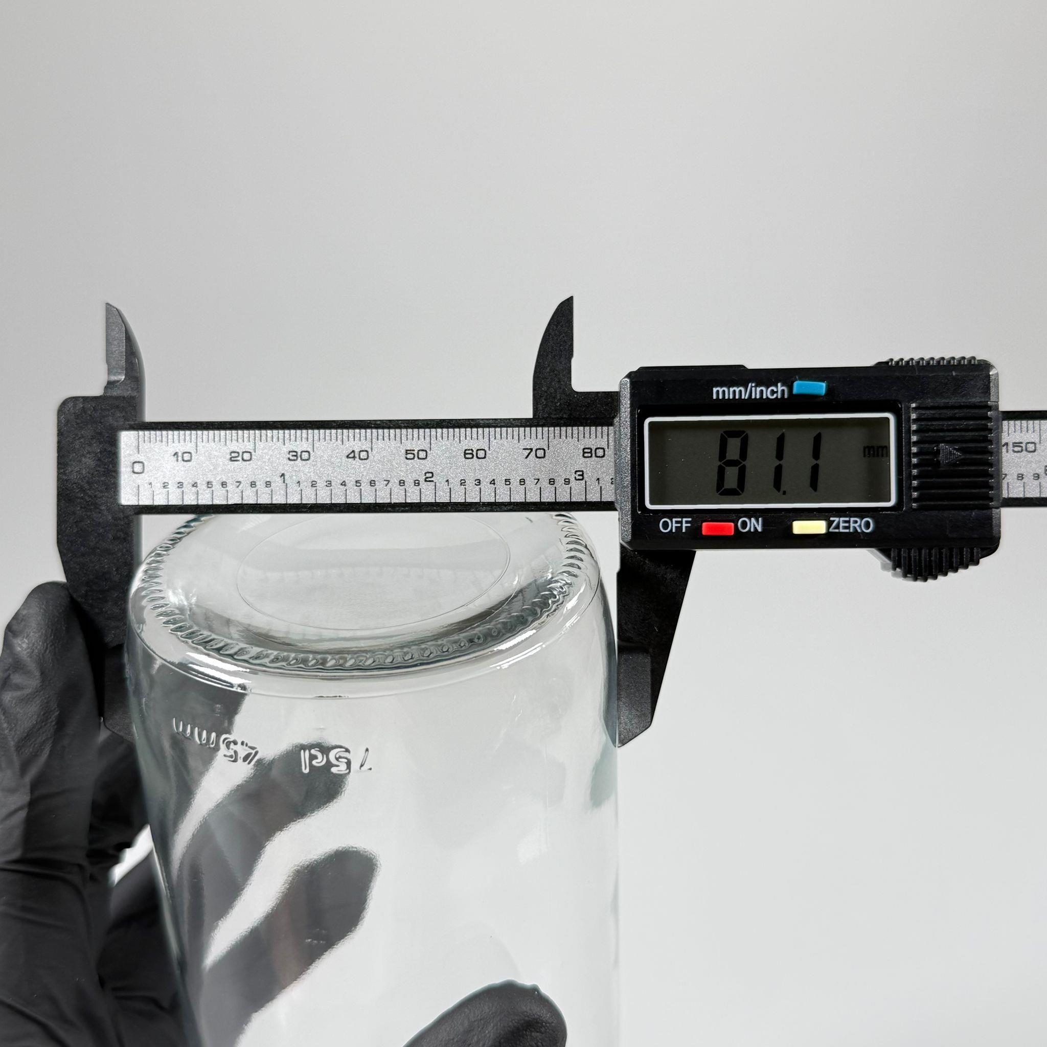 750 CC CAM ŞİŞE - MAVİ KİLİTLİ KAPAKLI - 750 ML CAM ŞİŞE