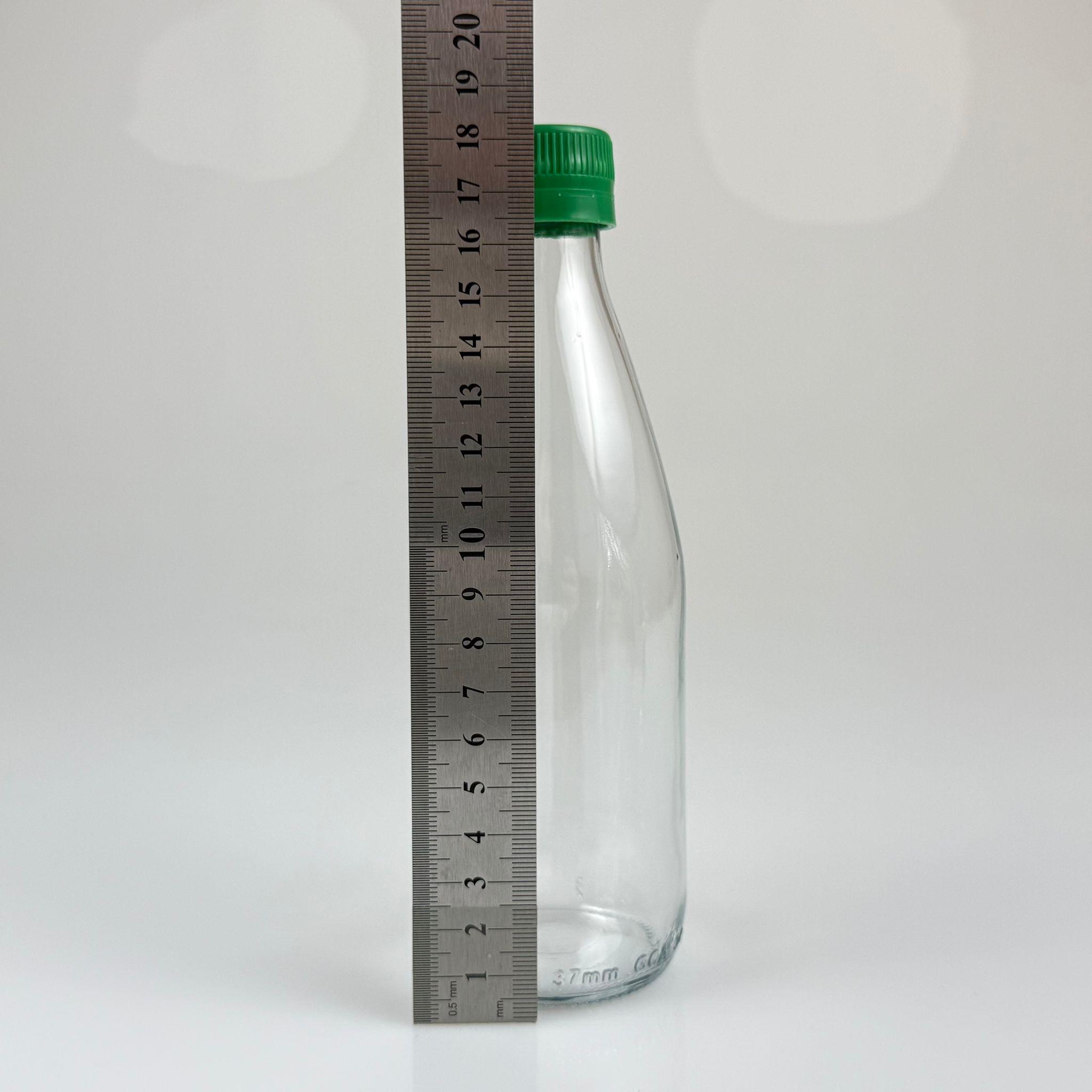 330 CC CAM ŞİŞE - YEŞİL KİLİTLİ KAPAKLI - 330 ML CAM ŞİŞE