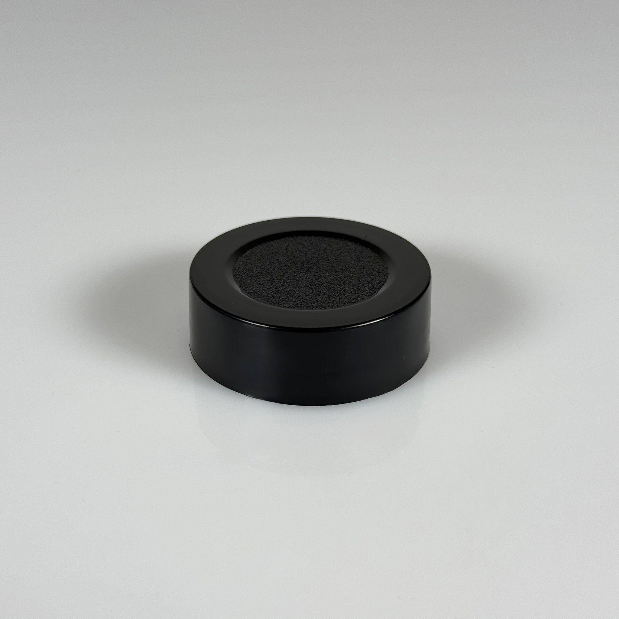 43 MM TWİST - OFF PLASTİK DERİN ÜSTÜ KUMLAMA KAPAK SİYAH