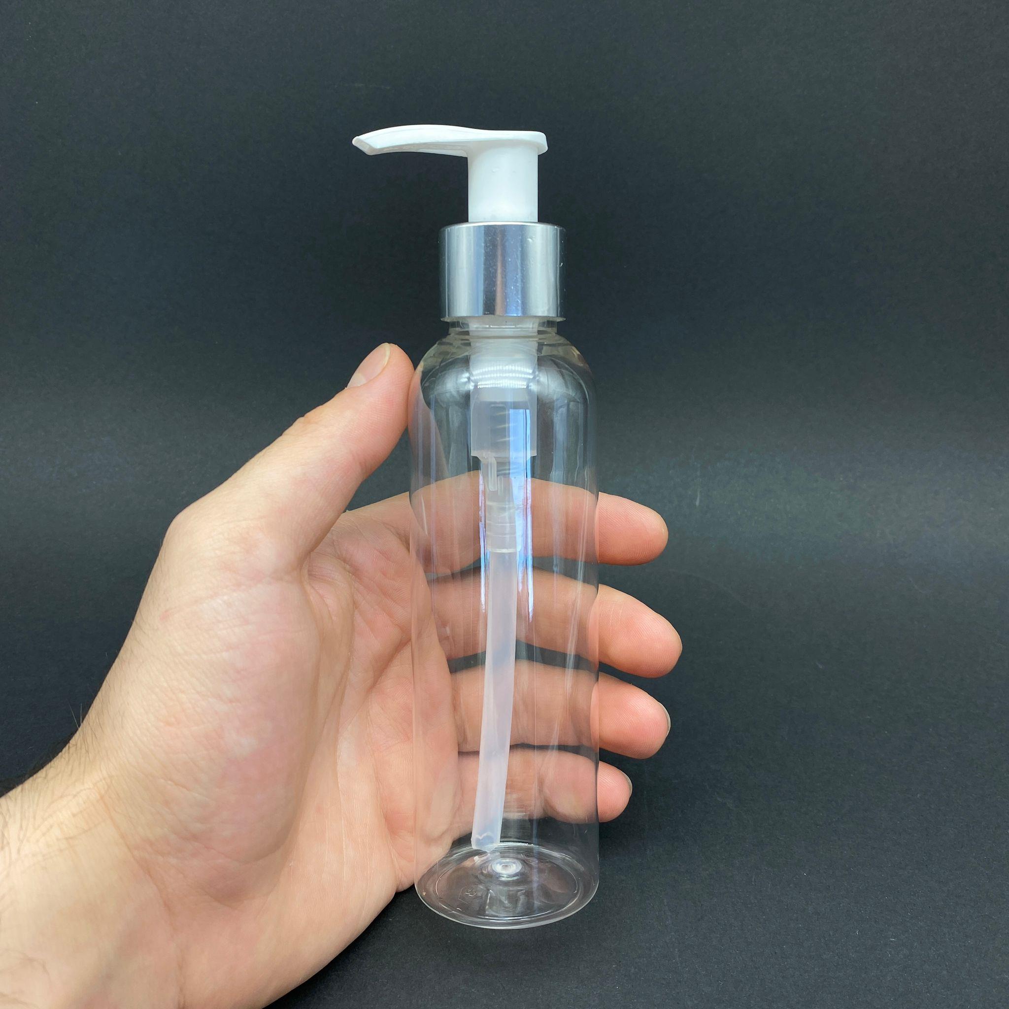 150 CC PET ŞİŞE - GÜMÜŞ POMPALI - 150 ML POMPALI PLASTİK ŞİŞE