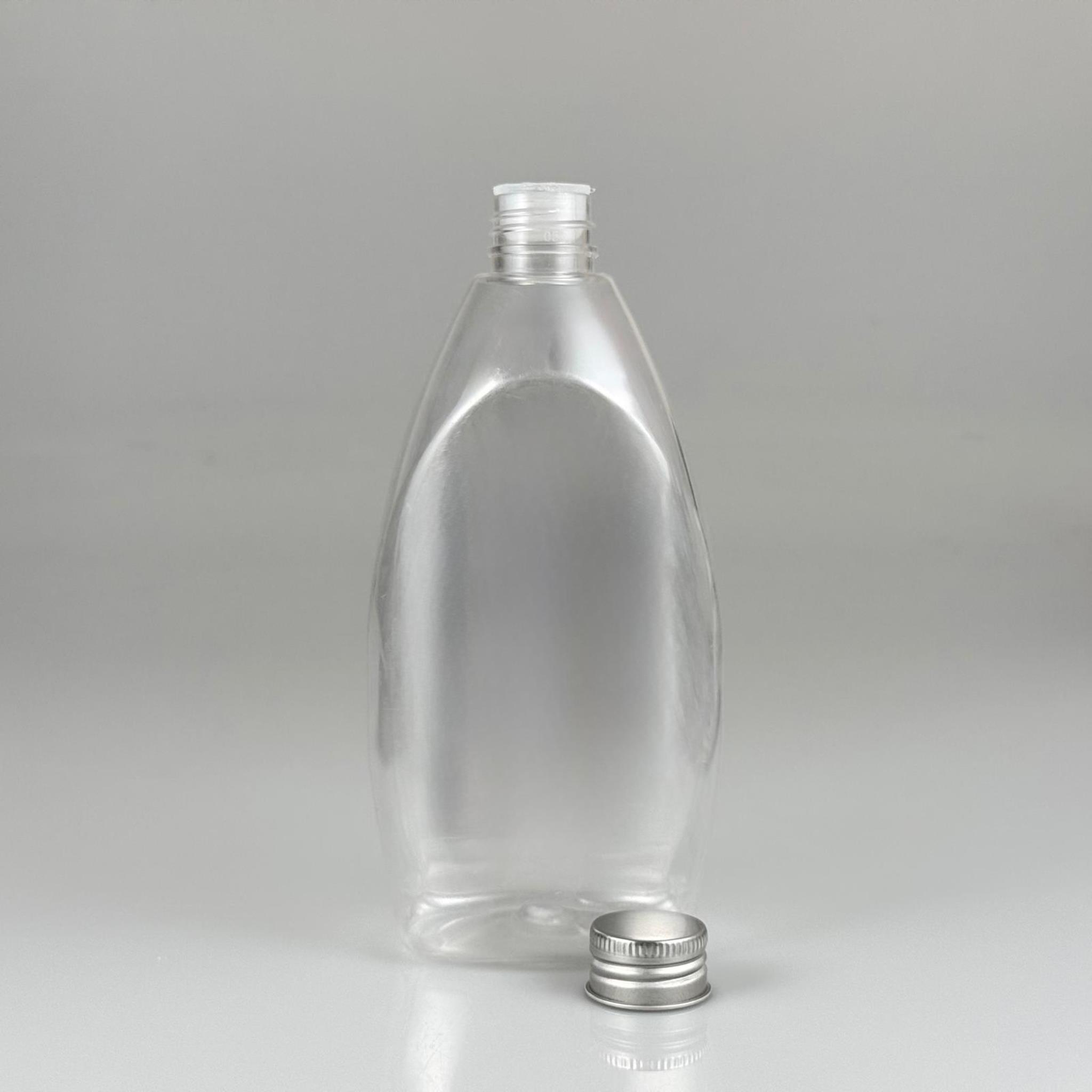 400 CC YASSI PET SIVI SABUN ŞİŞESİ (AĞIZ ÇAPI 24 MM) + KÖPÜK CONTALI GÜMÜŞ METAL ALÜMİNYUM KAPAKLI + KOLONYA TIPALI TAKIM - 400 ML KAPAKLI PLASTİK ŞİŞELER