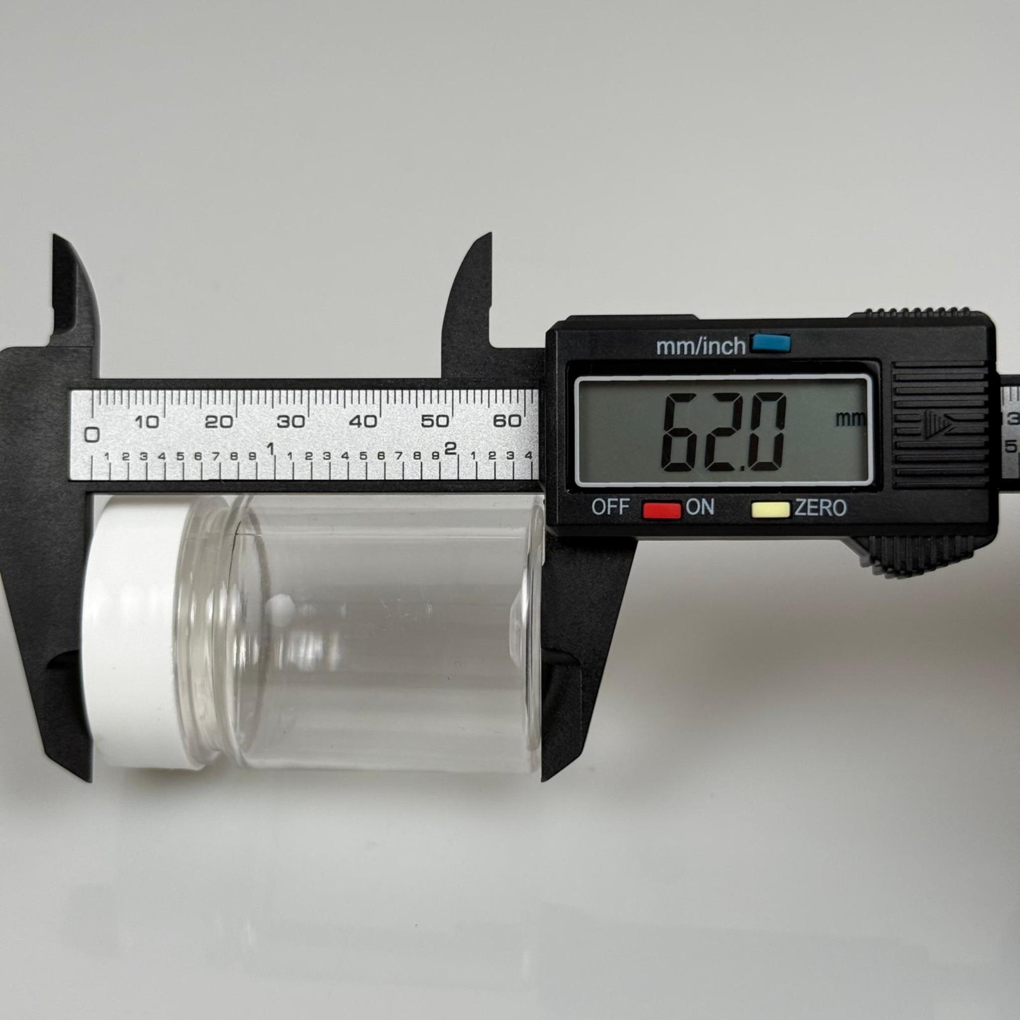 50 CC PET ŞİŞE GENİŞ AĞIZLI - BEYAZ KAPAKLI + KENDİNDEN YAPIŞKANLI KÖPÜK CONTALI - 50 ML PLASTİK NUMUNE KAVANOZU, MİNİ TABLET KAVANOZU