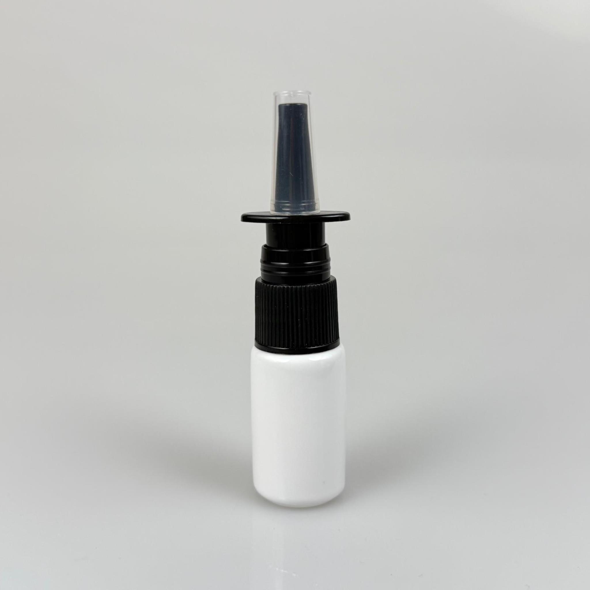 10 CC BEYAZ PET ŞİŞE- SİYAH NAZAL BURUN SPREYLİ 10 ML PLASTİK ŞİŞE