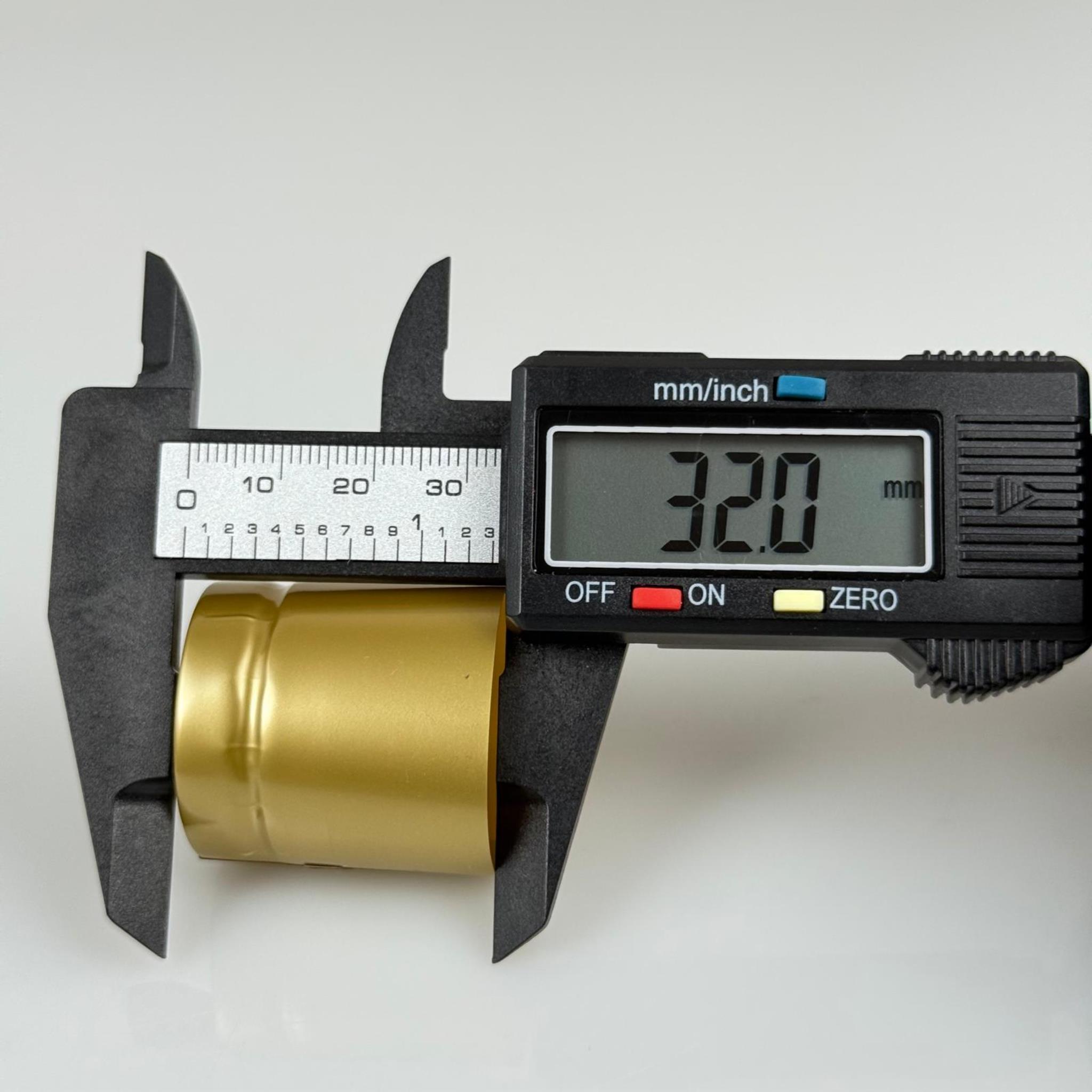 30X32 KAPŞON GOLD (28 MM AĞIZ CAM ŞİŞELERE, YASSI COLDBREW ŞİŞESİNE UYAR)