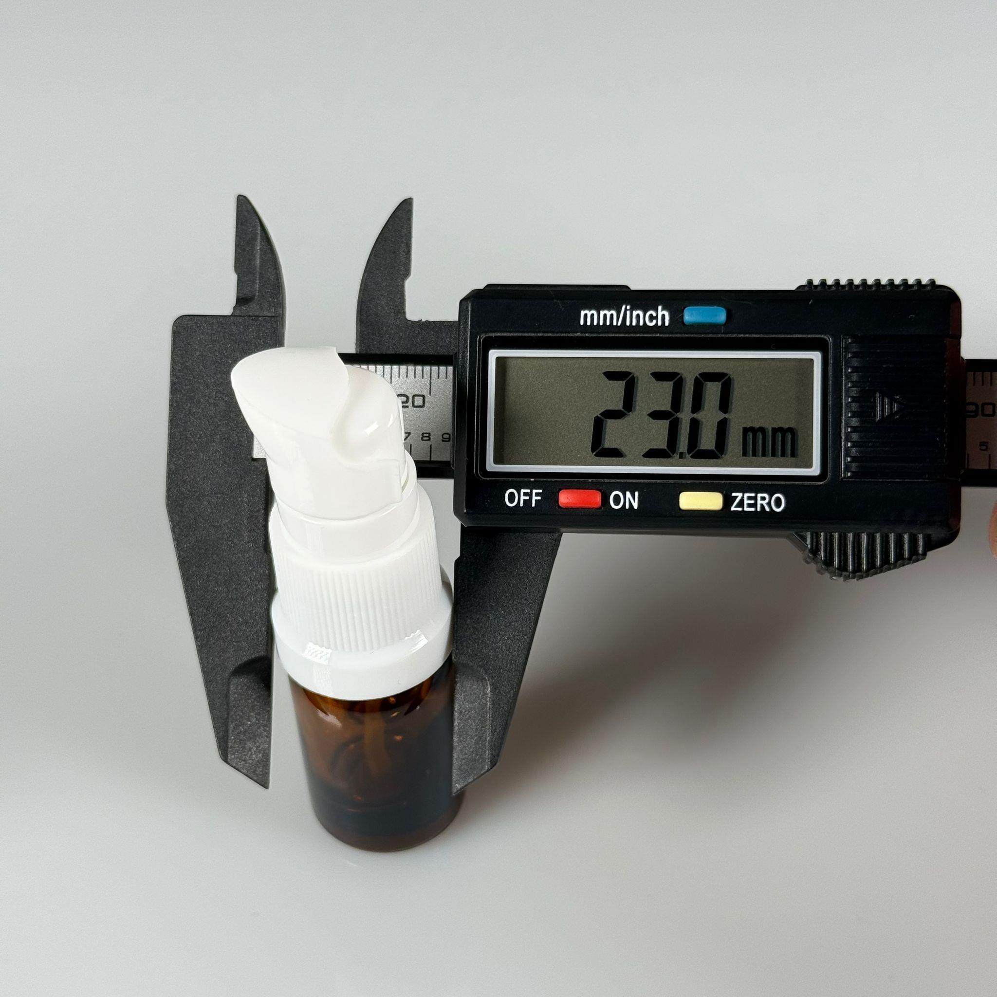 5 CC AMBER CAM ŞİŞE - SIZDIRMAZ ETEKLİ BEYAZ LOSYON POMPALI TAKIM - 5 ML LOSYON ŞİŞESİ - YAĞ, KREM GİBİ YOĞUN KIVAMLI SIVILAR İÇİN CAM AMBALAJ