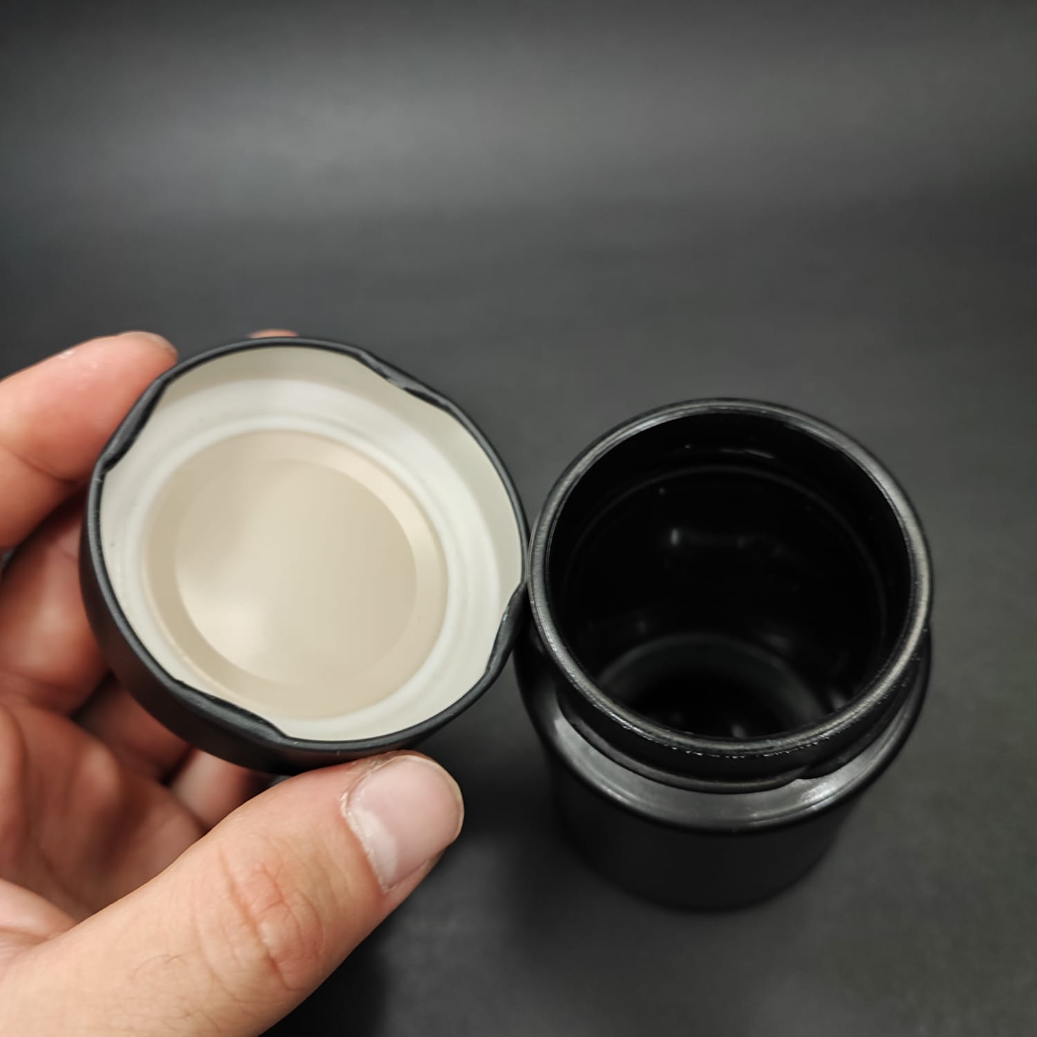 220 CC SİYAH CAM KAVANOZ -SİYAH KAPAKLI - 220 ML KAVANOZ - MUM KAVANOZLARI