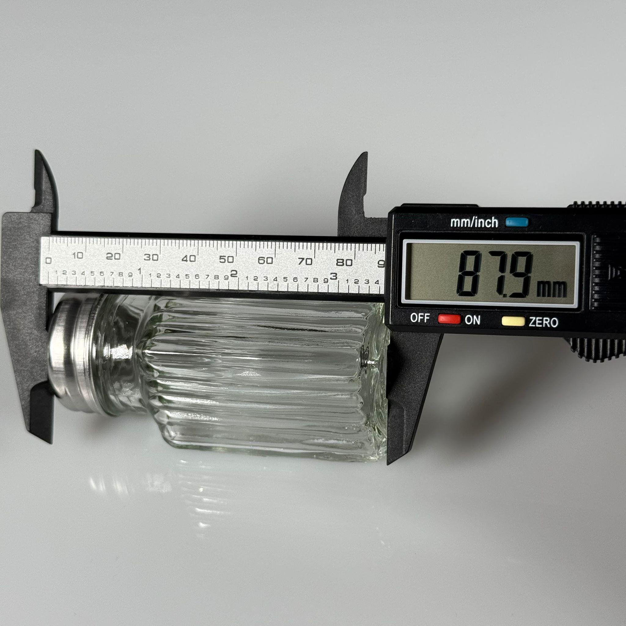 TUZLUK CAM KARE DİK ÇİZGİLİ - ÇELİK BAŞLIKLI