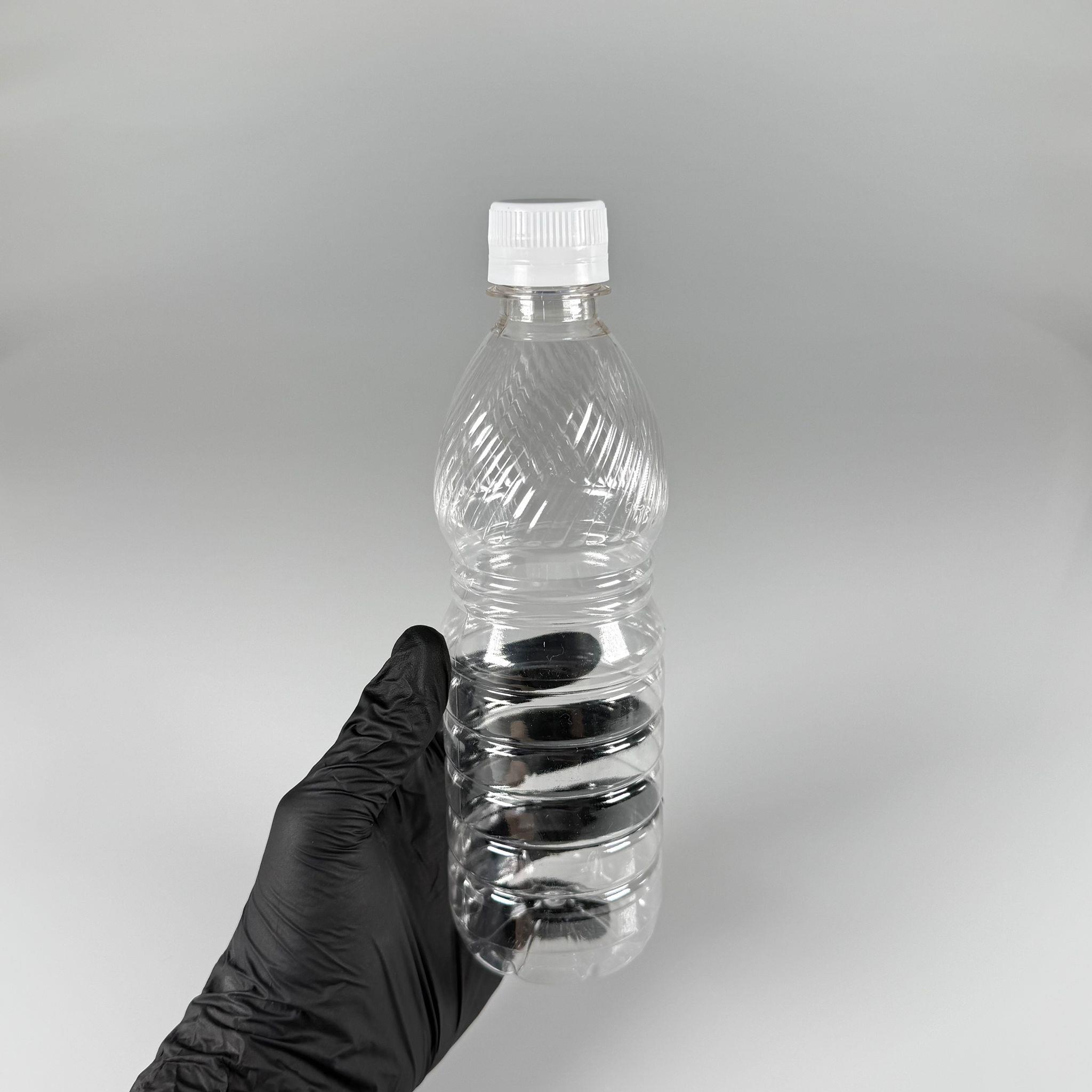 0,5 LT KİLİTLİ KAPAKLI PET ŞİŞE - BEYAZ KAPAKLI 500 CC BOŞ PET ŞİŞE