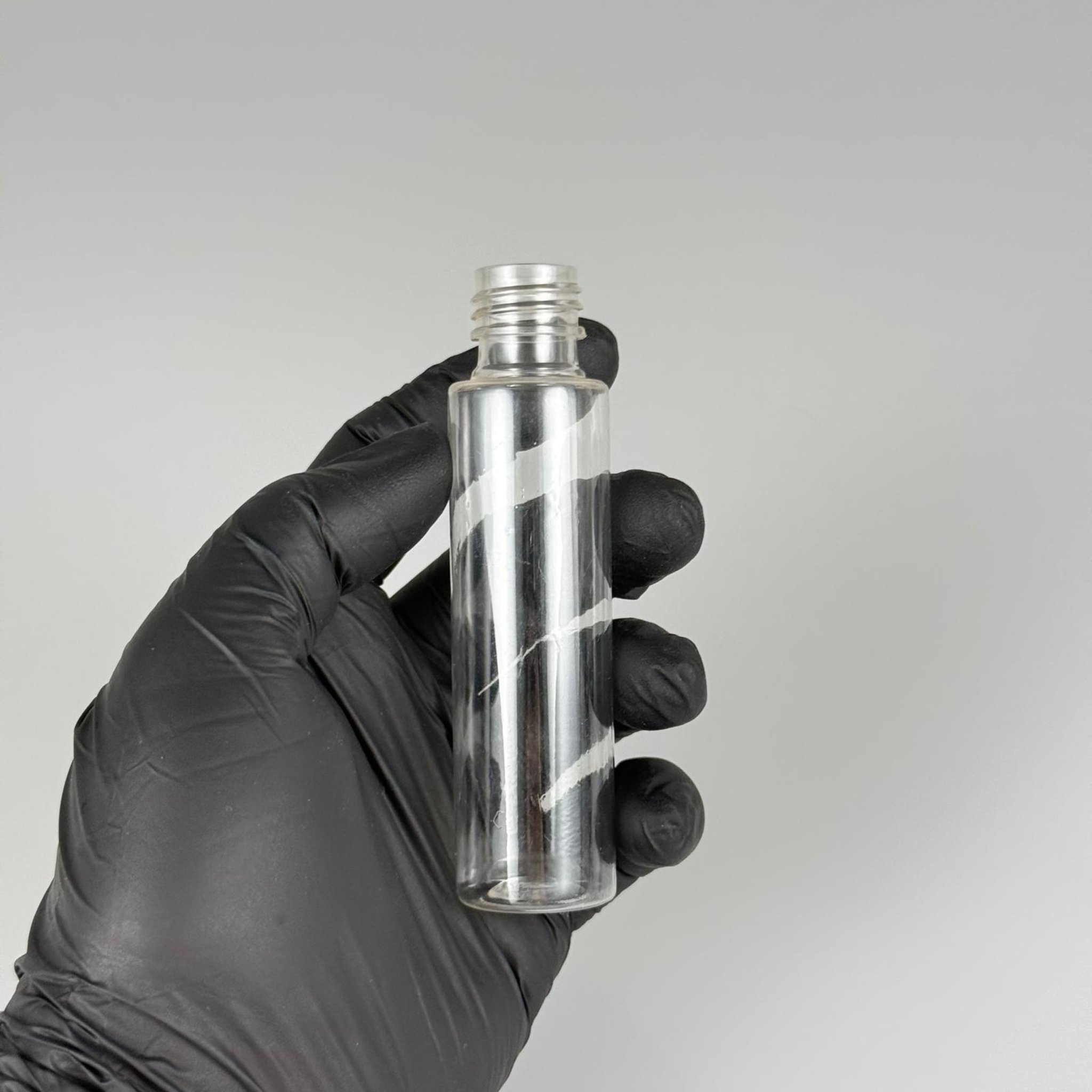 35 CC PET ŞİŞE ŞEFFAF  - KAPAKSIZ 18 AĞIZ - 35 ML PLASTİK BUKLET ŞİŞE UZUN