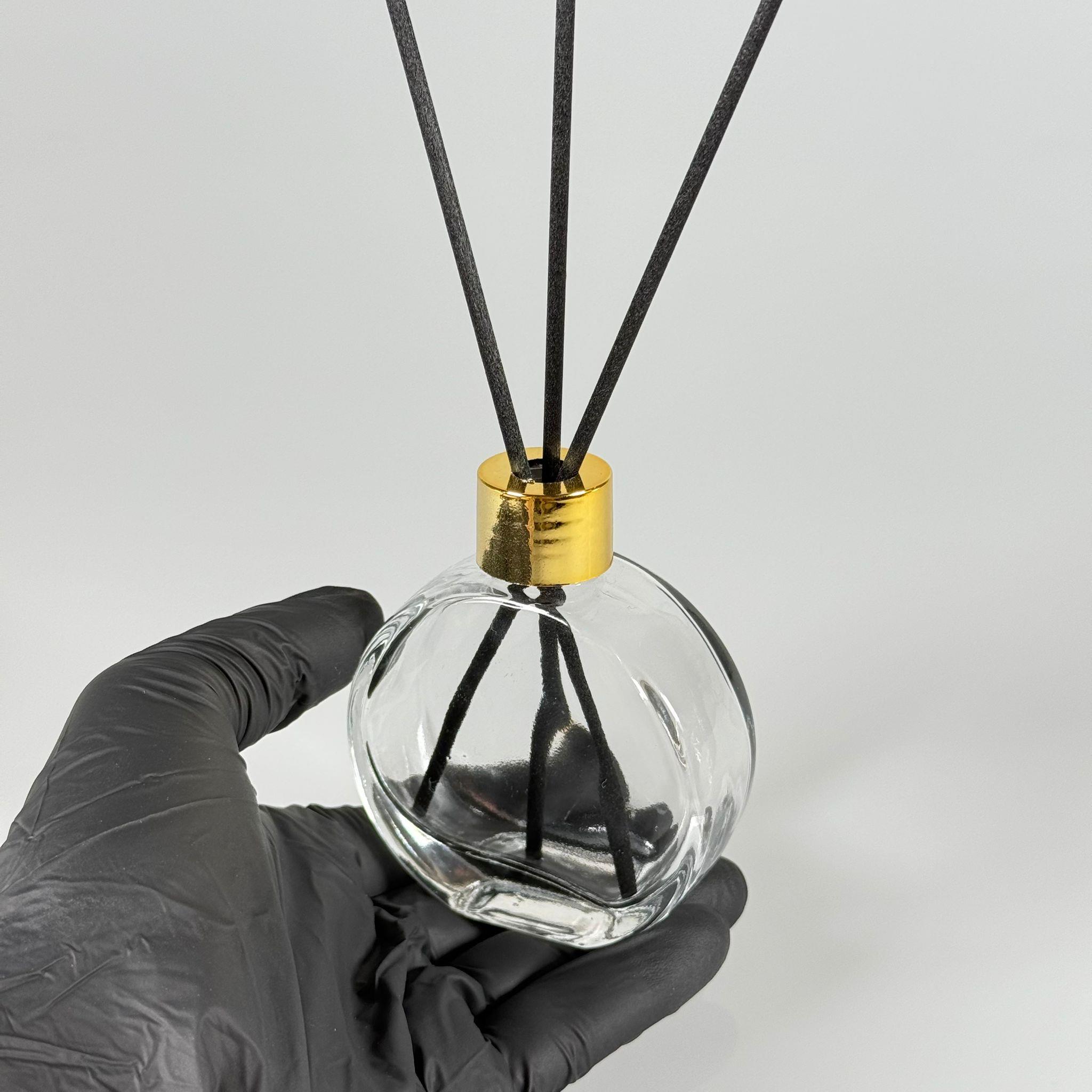 70 CC YUVARLAK OVAL YASSI BAMBU CAM BAMBU ODA KOKUSU ŞİŞESİ - 70 ML ÇUBUKLU KÖŞELİ BAMBU ODA KOKUSU ŞİŞESİ - DİFÜZÖR ŞİŞE- CAM ŞİŞE + GOLD PLASTİK KAPAK + TIPA + 3 ADET FİBER SİYAH BAMBU ÇUBUK - YENİ MODEL