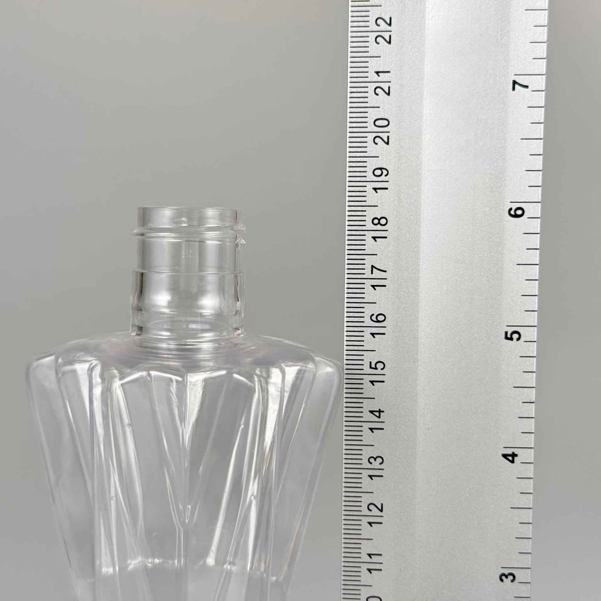 300 CC ŞEFFAF ELMAS PET ŞİŞE (27 GR) 24 MM İP