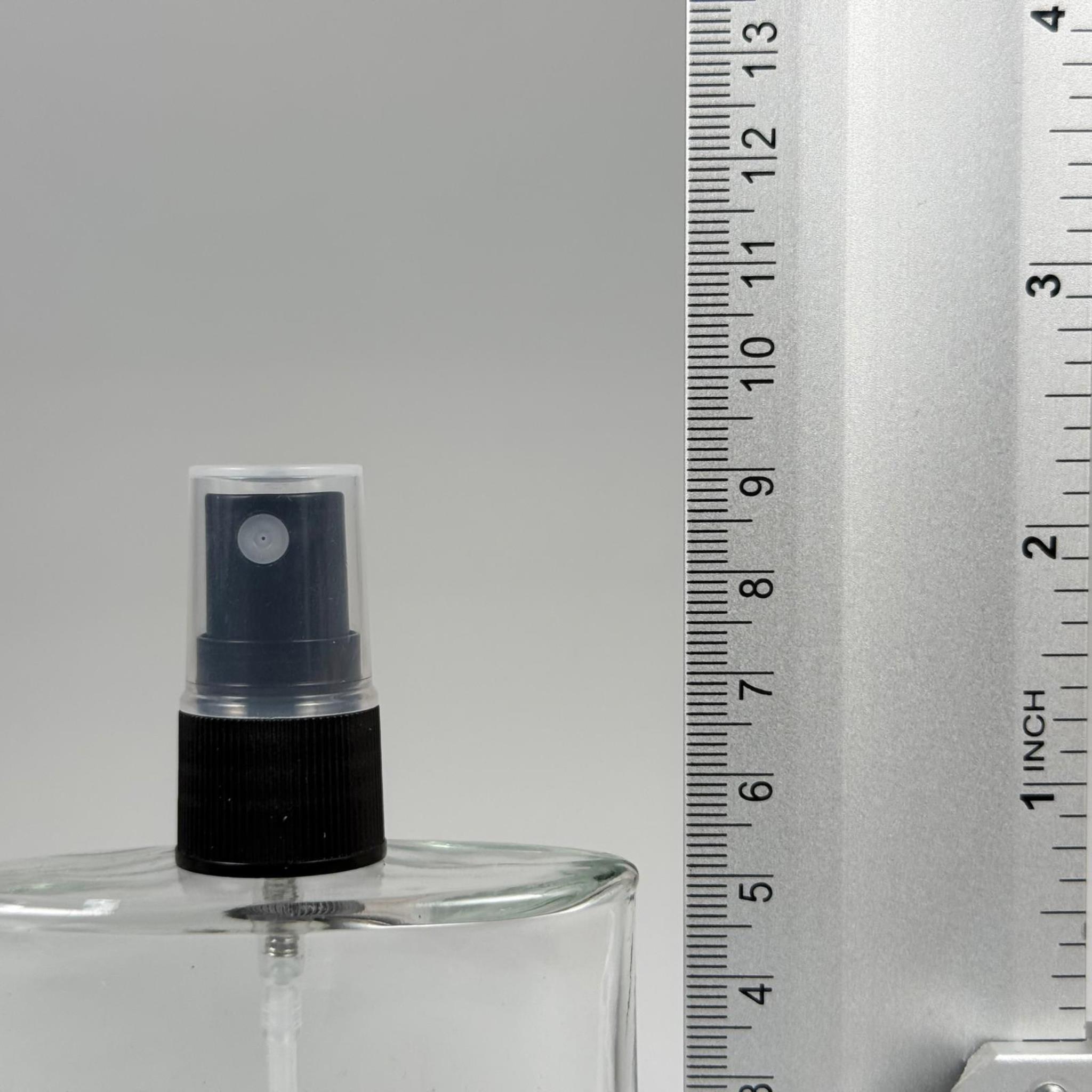 50 CC YASSI KÖŞELİ CAM ŞİŞE + SİYAH SPREY FISFIS - 50 ML HEDİYELİK CAM KOLONYA ŞİŞESİ - DÜĞÜN, NİŞAN, SÖZ, KINA, CENAZE, PROMOSYON İÇİN HEDİYELİK KOLONYA ŞİŞELERİ