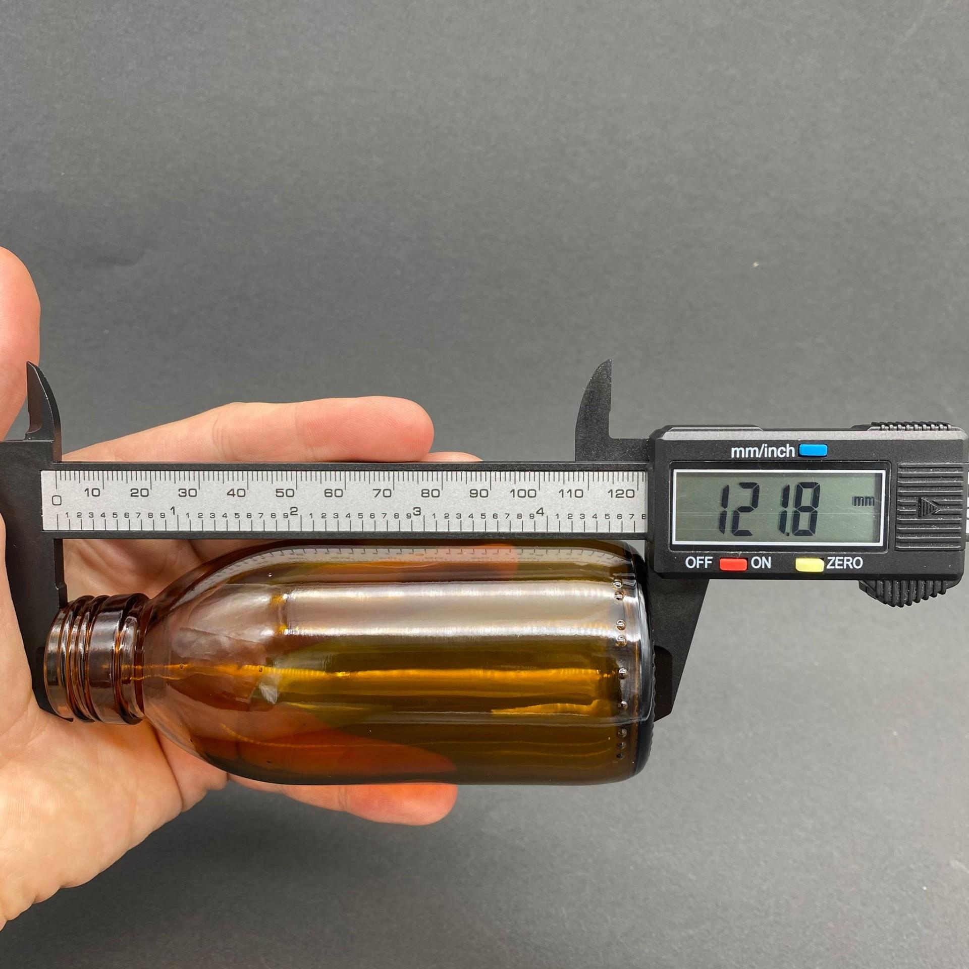 150 CC AMBER CAM ŞİŞE KAPAKSIZ (28 AĞIZ) - 150 ML CAM ŞİŞE