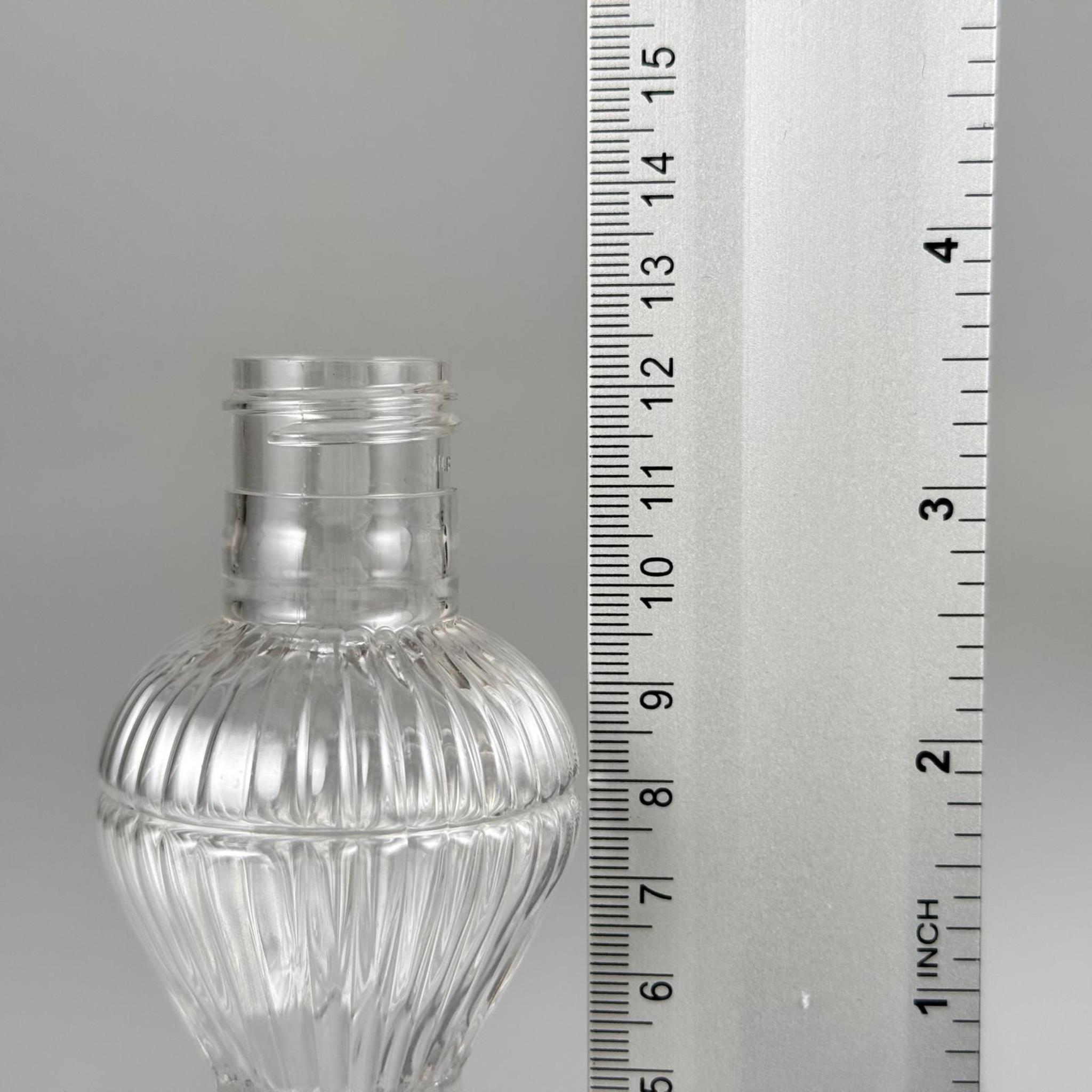 100 CC ŞEFFAF PIRLANTA PET ŞİŞE 24 MM İP