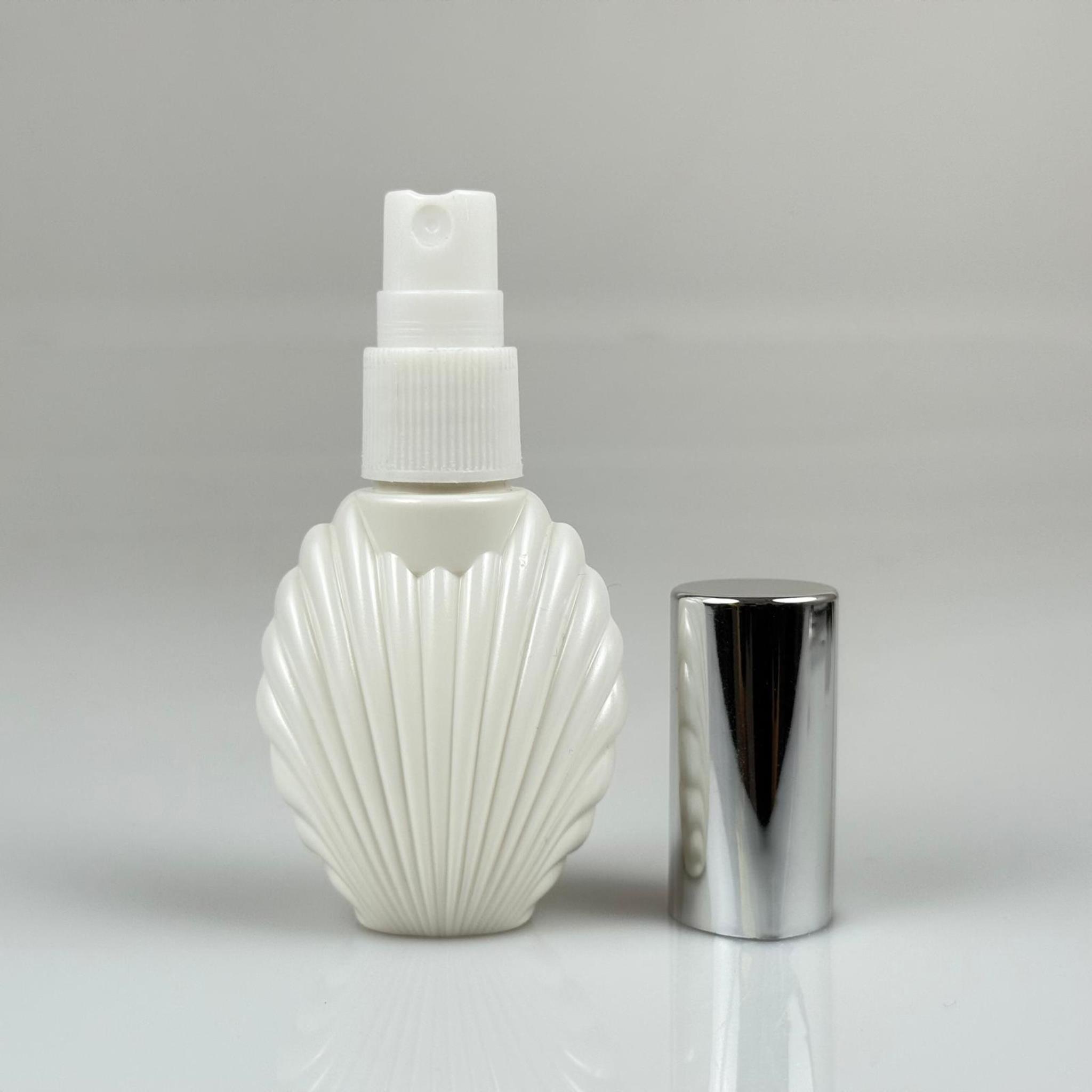 40 ML PET KOLONYA, PARFÜM VB ŞİŞELERİ - METAL ALÜMİNYUM GÜMÜŞ KAPAK + VİDALI SPREY + 40 CC İSTİRİDYE BEYAZ ŞİŞE SET TAKIM