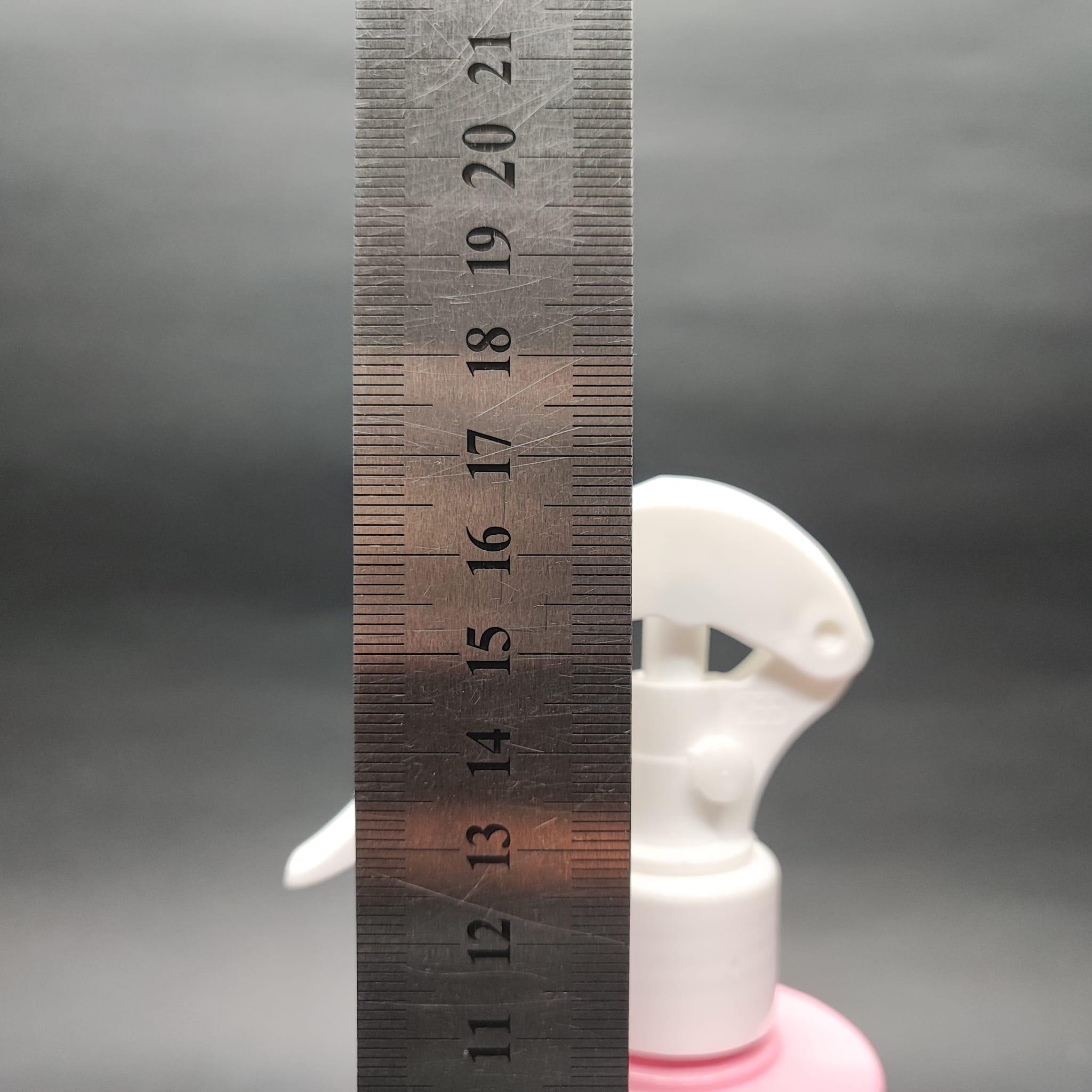 200 CC KÜT BOYUNLU SİLİNDİR PET ŞİŞE (24 GR) - BEYAZ TRİGER SPREYLİ (DUMAN PÜSKÜRTÜR) - 200 ML PLASTİK ŞİŞE - PEMBE