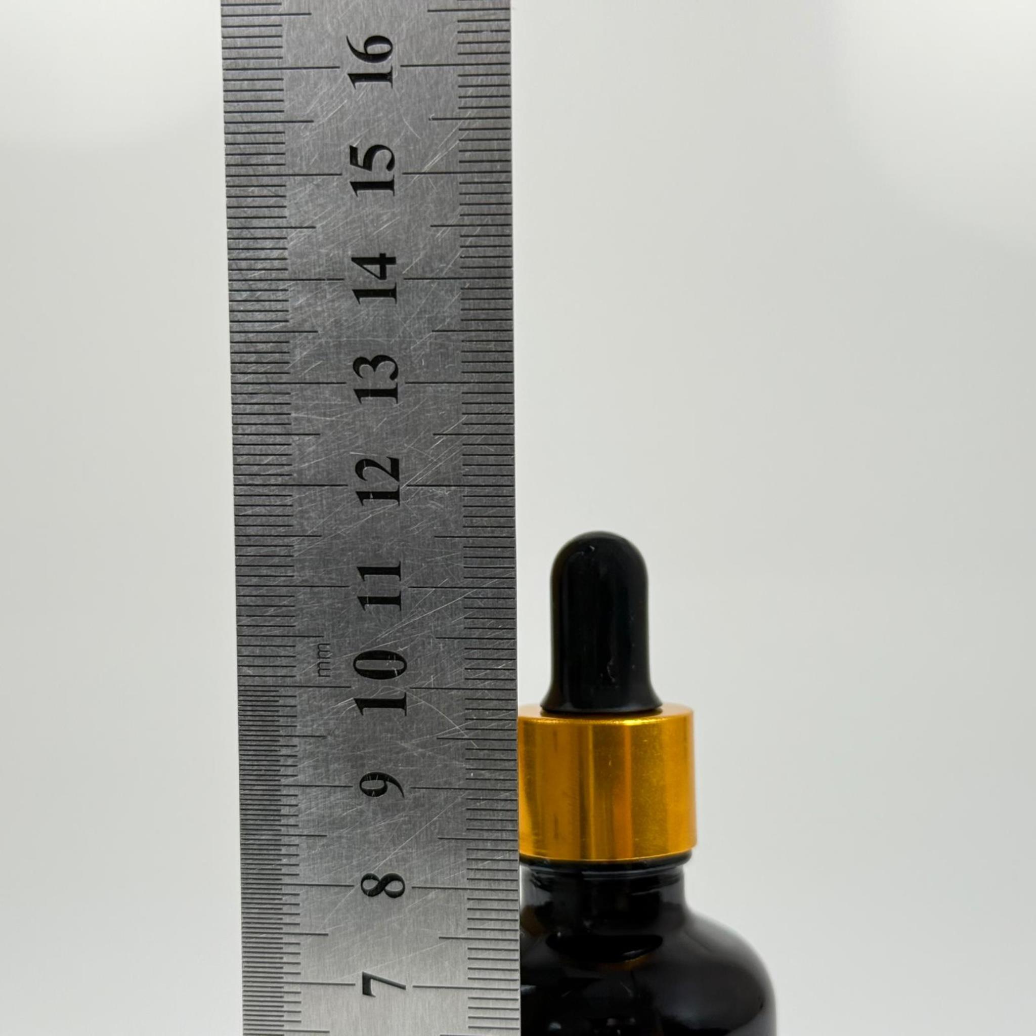 50 CC SİYAH CAM DAMLALIKLI ŞİŞE - SİYAH EMZİK - GOLD METALİK KAPAK - 50 ML SİYAH CAM DAMLALIKLI ŞİŞE - DAMLALIKLI BOŞ ŞİŞE