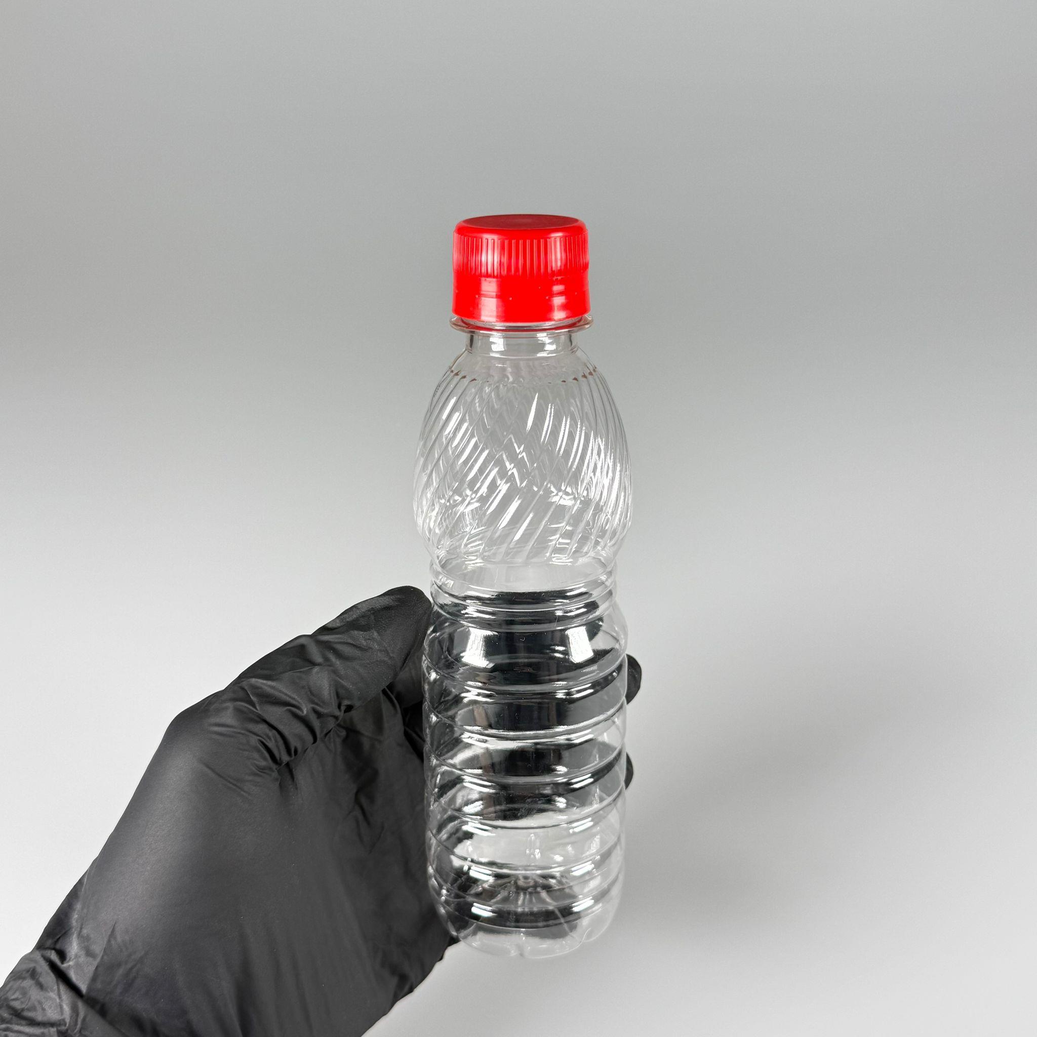 0,25 LT KİLİTLİ KAPAKLI PET ŞİŞE - KIRMIZI KAPAKLI 250 CC BOŞ PET ŞİŞE