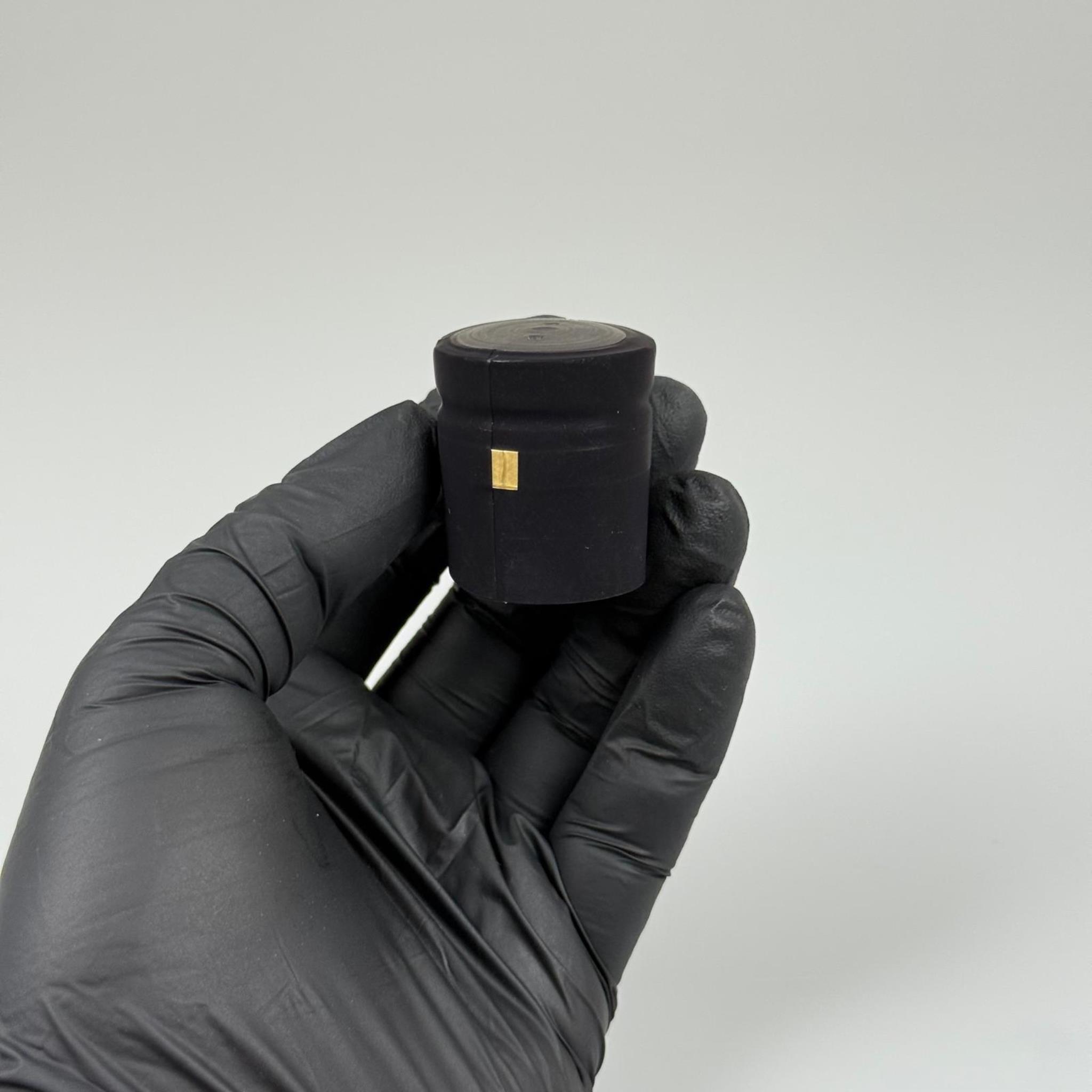 30X32 KAPŞON SİYAH (28 MM AĞIZ CAM ŞİŞELERE, YASSI COLDBREW ŞİŞESİNE UYAR)