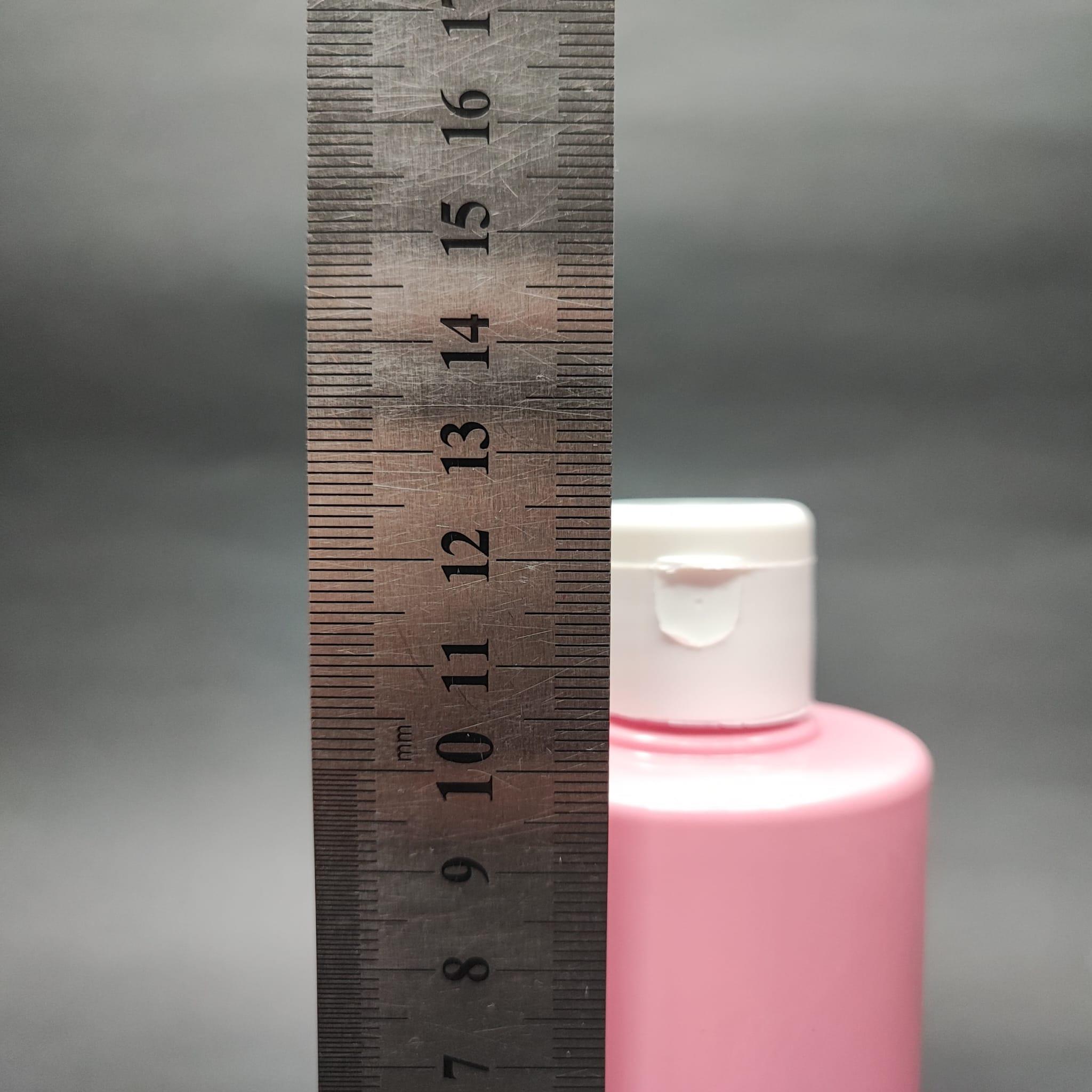 200 CC KÜT BOYUNLU SİLİNDİR PET ŞİŞE (24 GR) - BEYAZ FLİPTOP KAPAKLI - 200 ML PLASTİK ŞİŞE - PEMBE