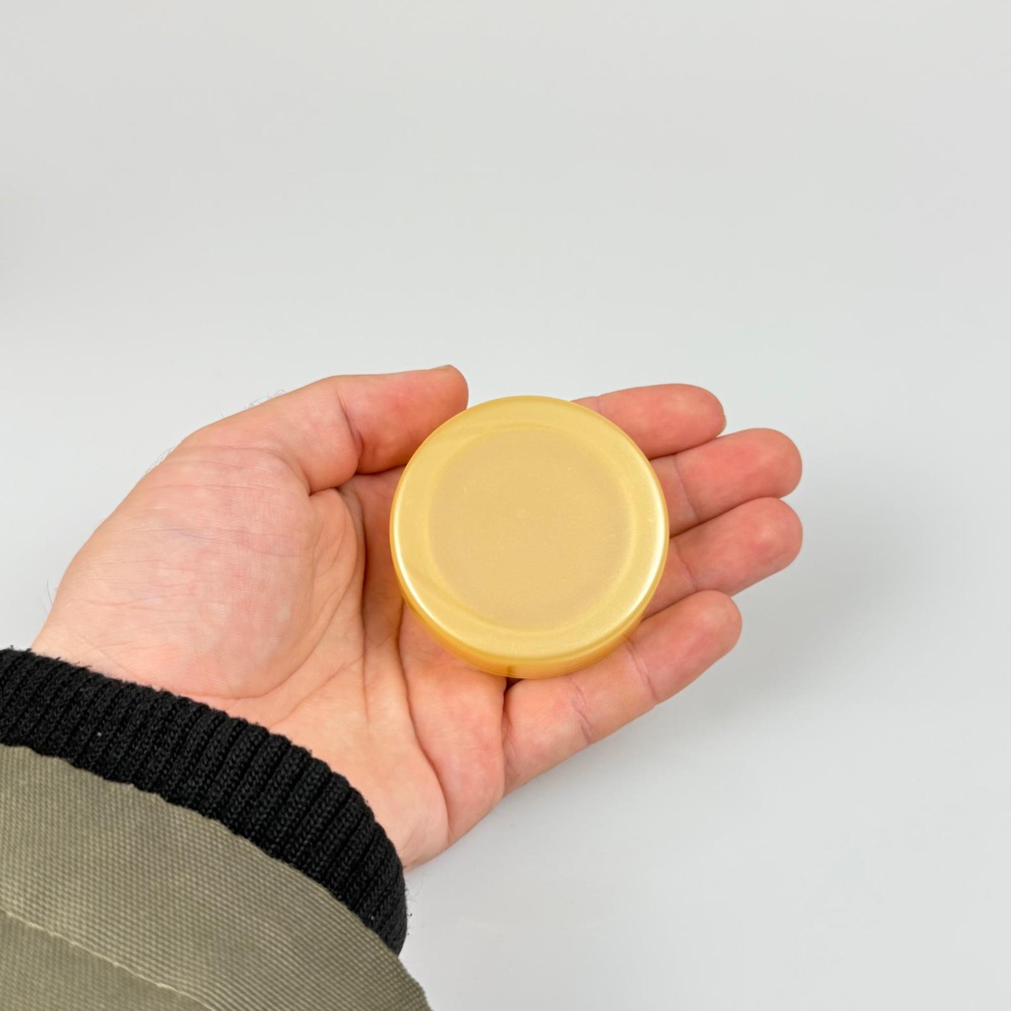53 MM TWİST-OFF PLASTİK GOLD KAPAK - 53 MM PLASTİK KAPAK