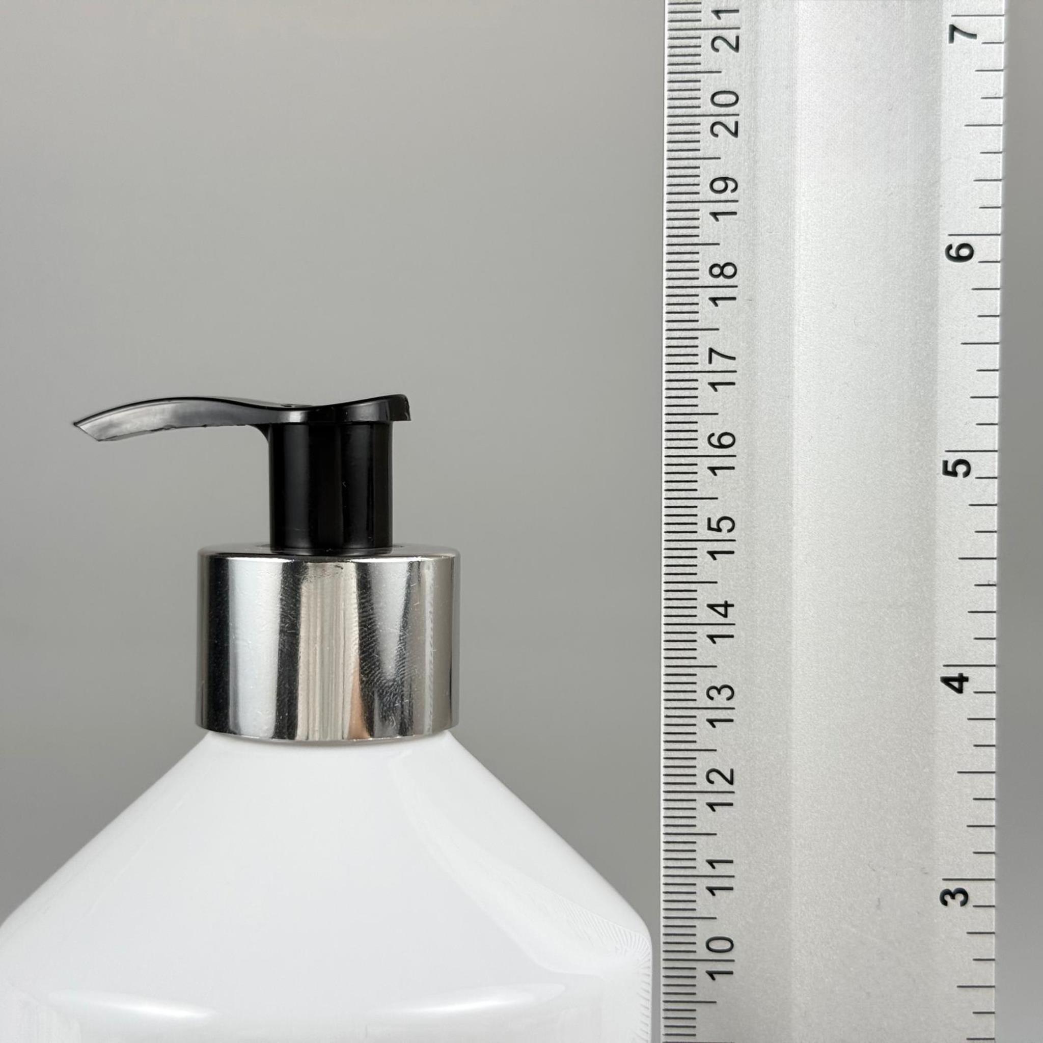 500 CC BEYAZ PET ŞİŞE - 500 ML BEYAZ PLASTİK ŞİŞE GÜMÜŞ POMPALI - SIVI SABUN POMPALI PLASTİK ŞİŞE