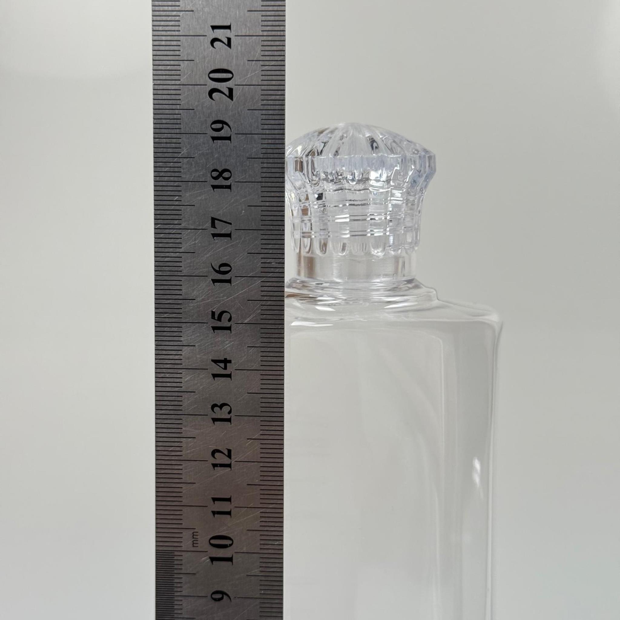 400 CC YASSI MODEL PET ŞİŞE - KRİSTAL KAPAKLI TIPALI - 400 ML PLASTİK KOLONYA ŞİŞESİ