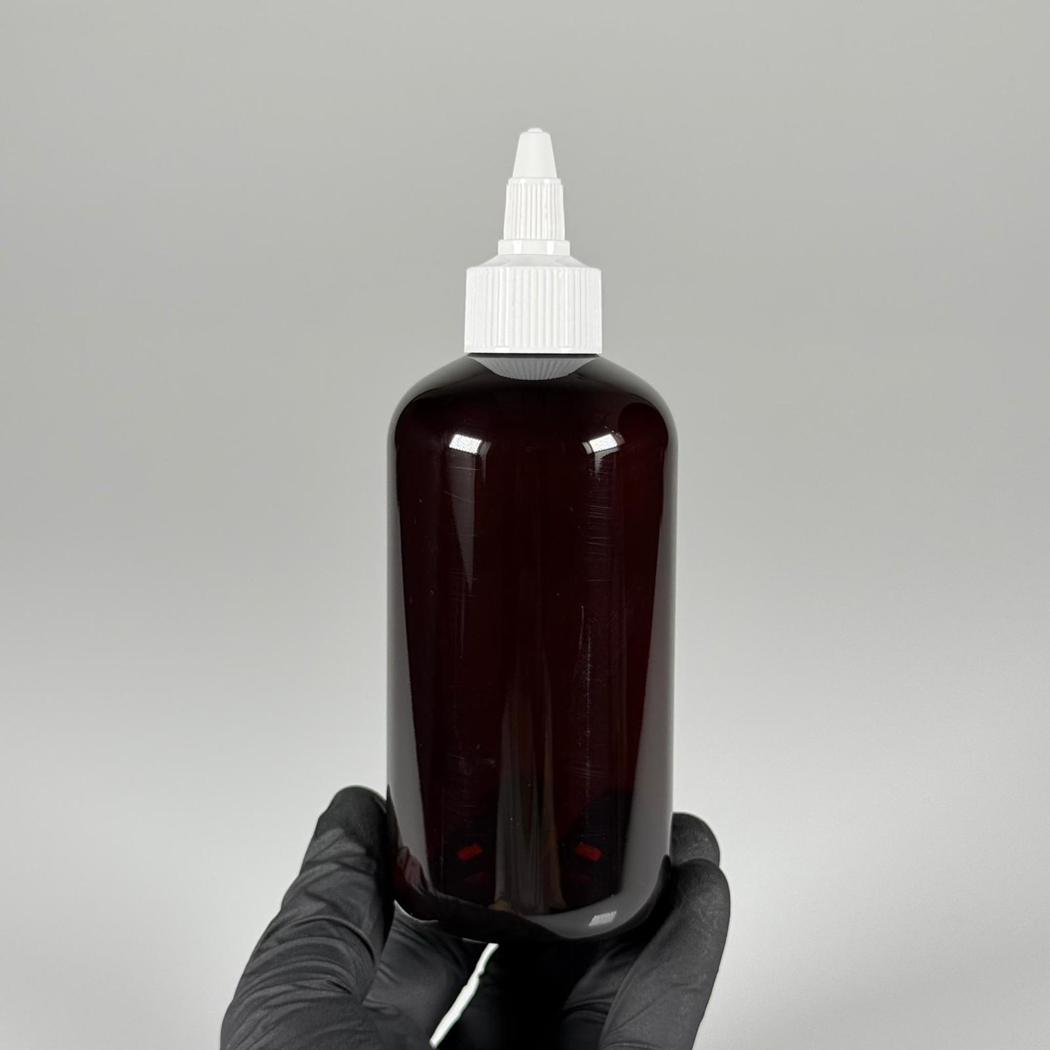 YAĞ, SOS, ACI SOS, SİRKE, SRIRACHA, MÜREKKEP, TUTKAL AKITICI VB BOŞ ŞİŞELERİ - BEYAZ SİVRİ TWİST AKITICI KAPAK + 250 ML AMBER ZEYNEP PET PLASTİK ŞİŞE TAKIM