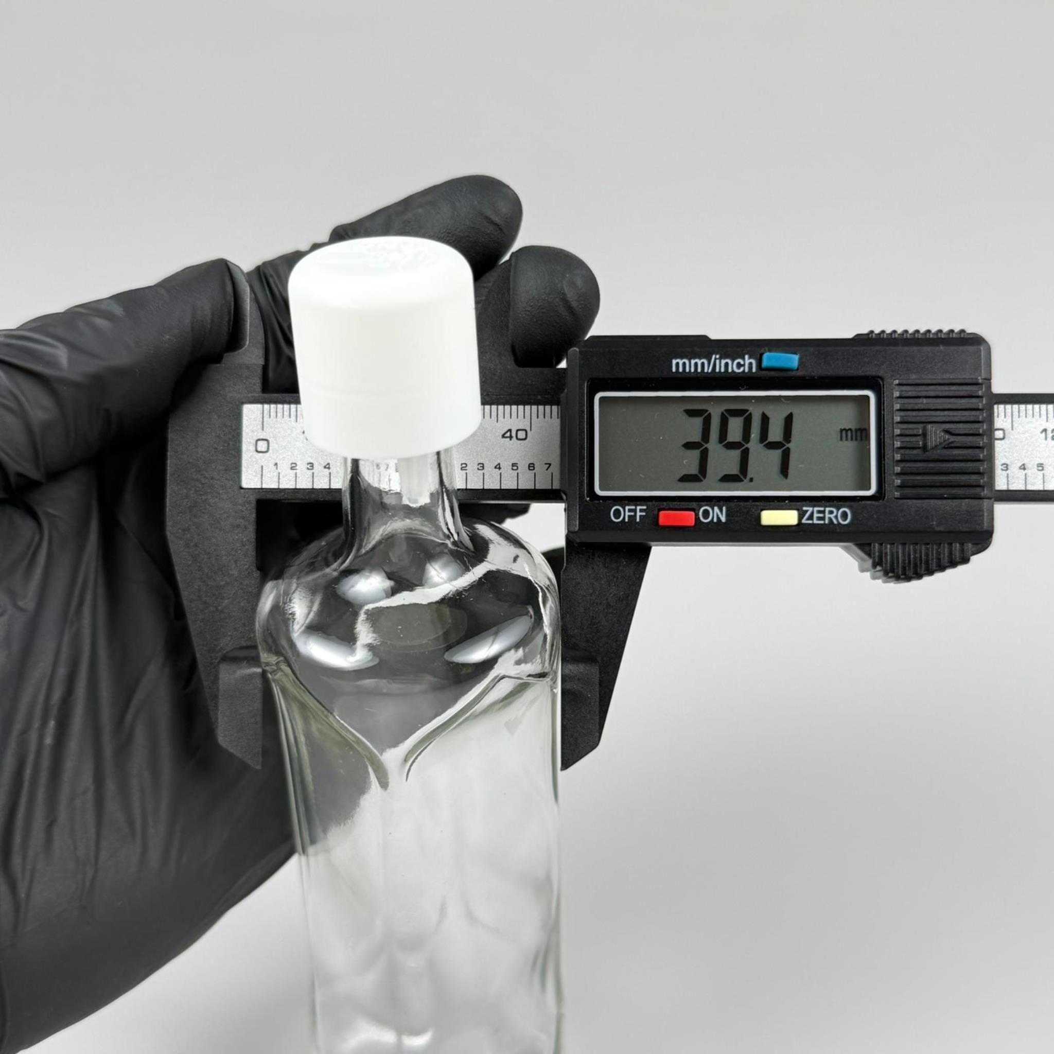 100 CC DORİKA CAM ŞİŞE + İÇTEN DAMLALIKLI ÇOCUK KİLİTLİ BEYAZ KAPAK - SAYDAM 100 ML KAPAKLI DAMLATMALI ŞİŞE