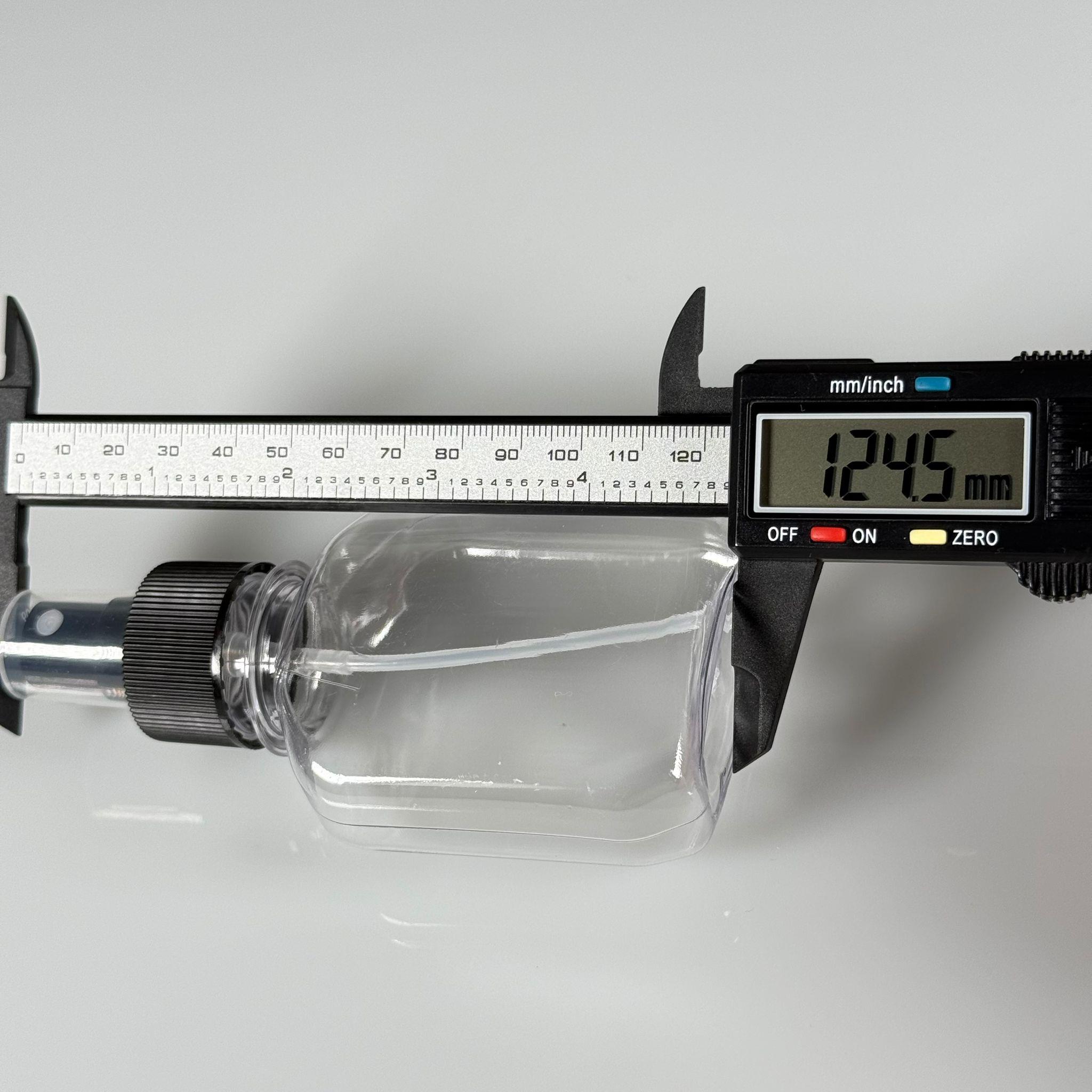 sprey şişe plastik -  100 ml plastik pet şişe + siyah sprey set