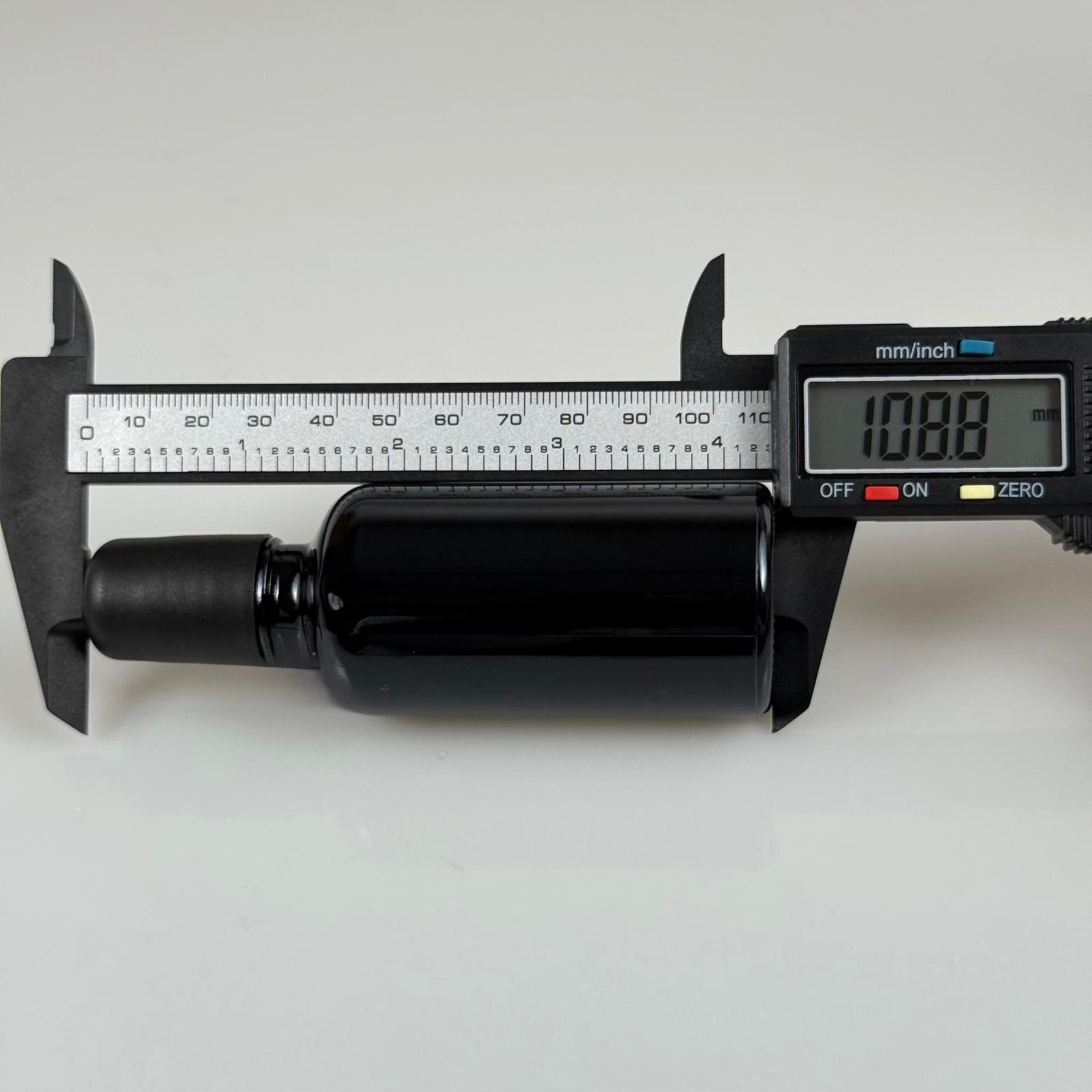 50 CC SİYAH CAM ROLL-ON ŞİŞESİ - SİYAH KAPAKLI - 50 ML CAM BİLYELİ ŞİŞE - CAM ROLL ON ŞİŞE - CAM ESANS ŞİŞESİ