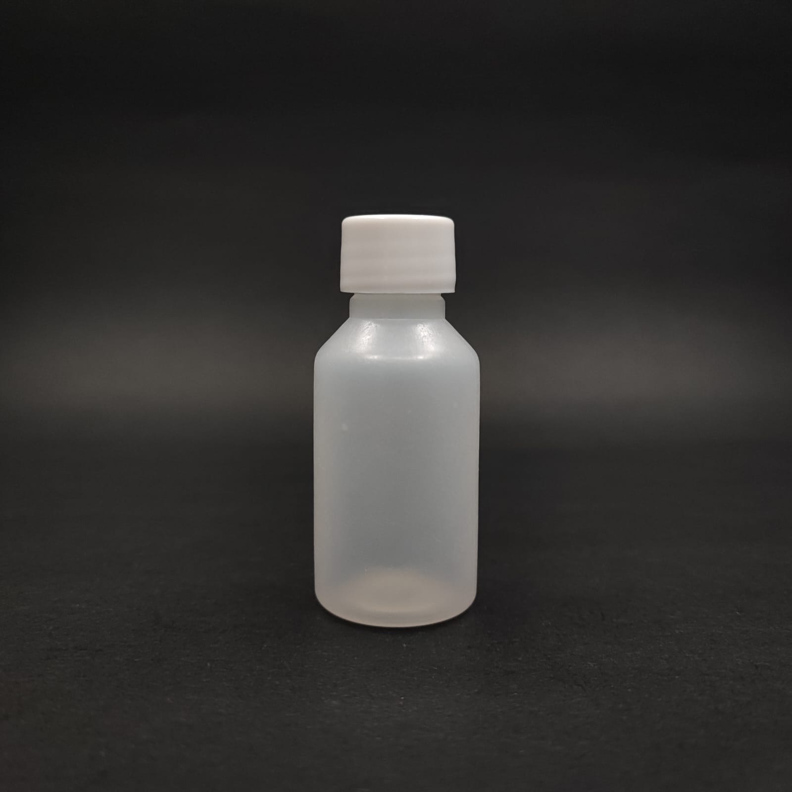 30 CC NATÜRAL POLİETİLEN ŞİŞE + KENDİNDEN CONTALI SIZDIRMAZ BEYAZ KAPAK - 30 ML KAPAKLI PET ŞİŞE